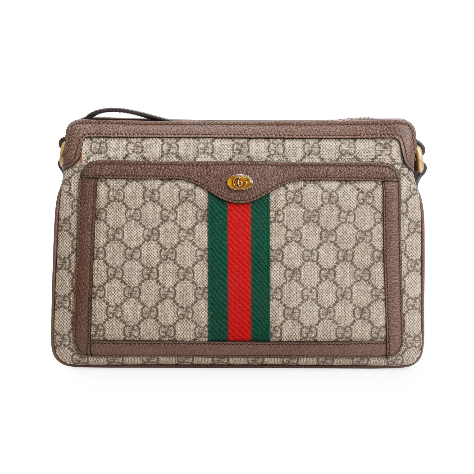 Gucci GG Supreme Web Medium Ophidia Shoulder Bag - Image 3