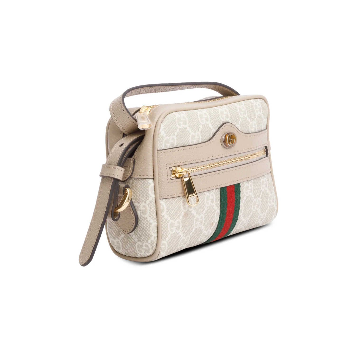 Gucci GG Supreme Web Mini Ophidia Crossbody Bag w/ Box - Image 5