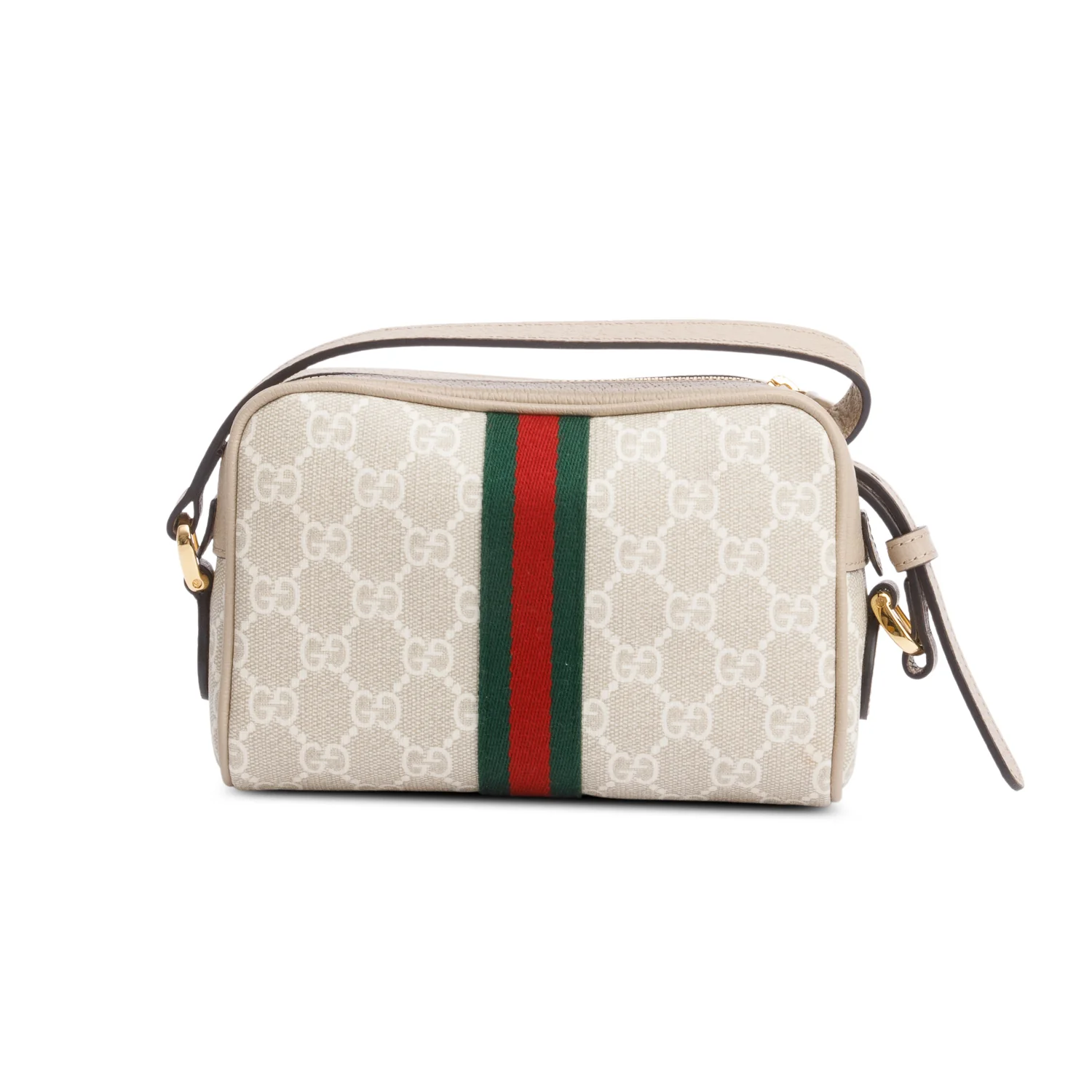 Gucci GG Supreme Web Mini Ophidia Crossbody Bag w/ Box - Image 6
