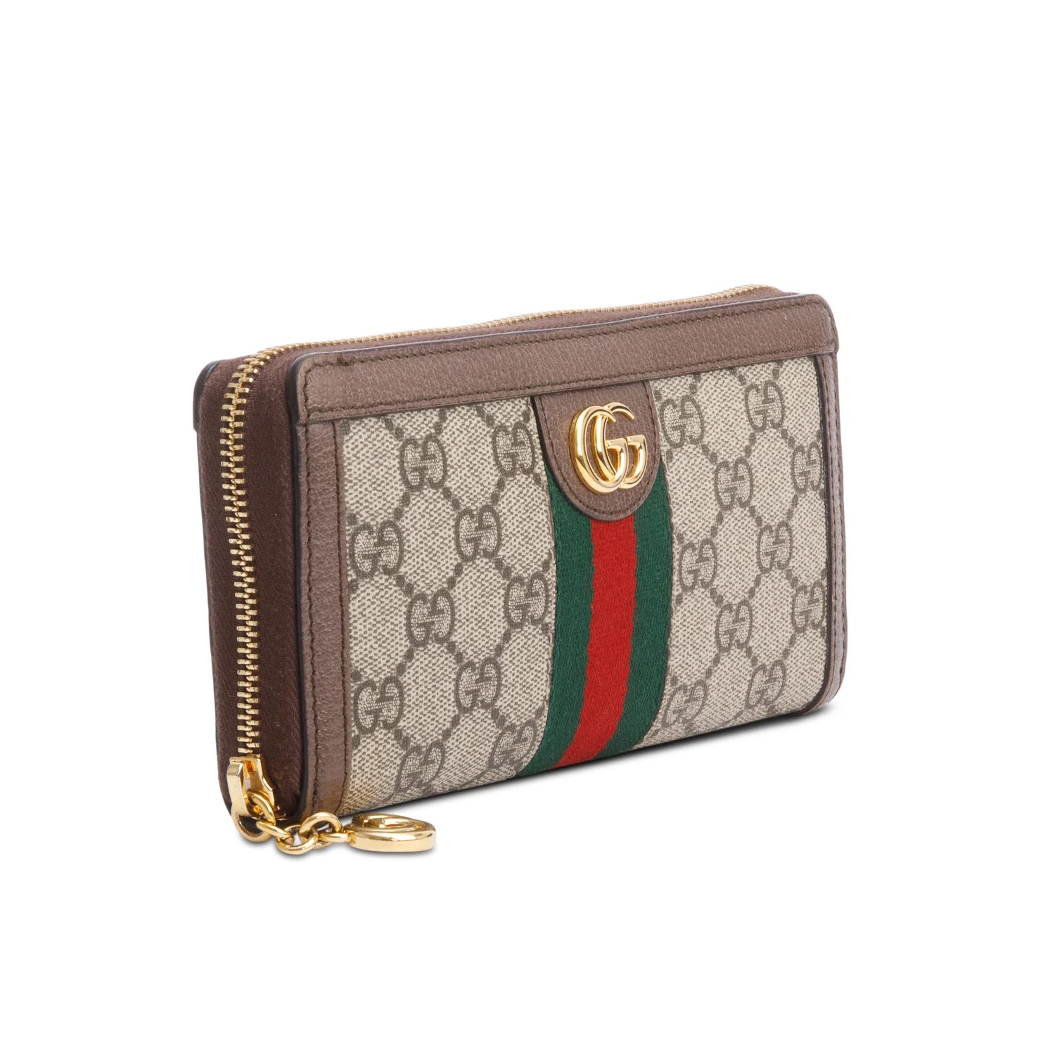 Gucci GG Supreme Web Ophidia Zip Around Wallet w/ Box - Image 3