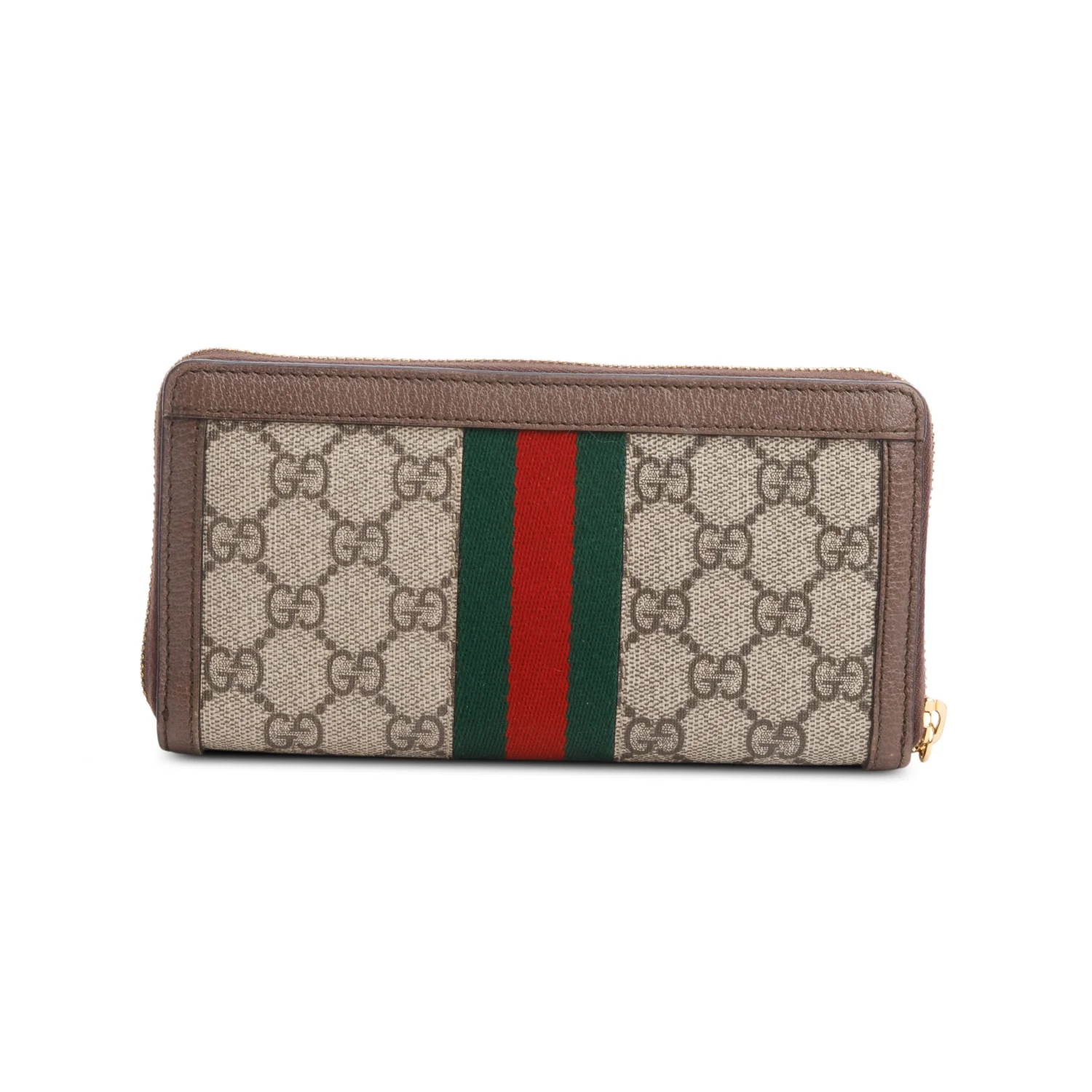 Gucci GG Supreme Web Ophidia Zip Around Wallet w/ Box - Image 4