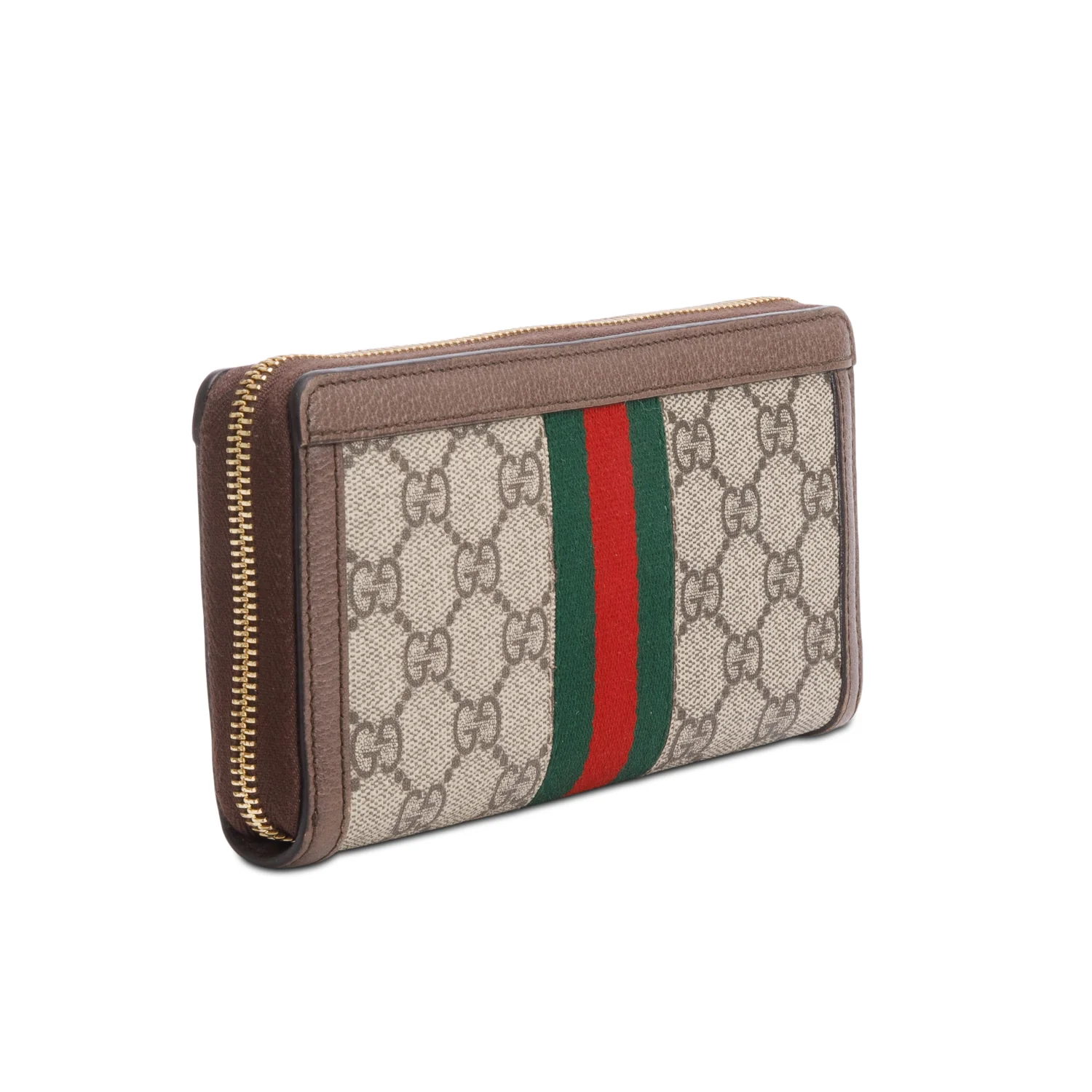 Gucci GG Supreme Web Ophidia Zip Around Wallet w/ Box - Image 5