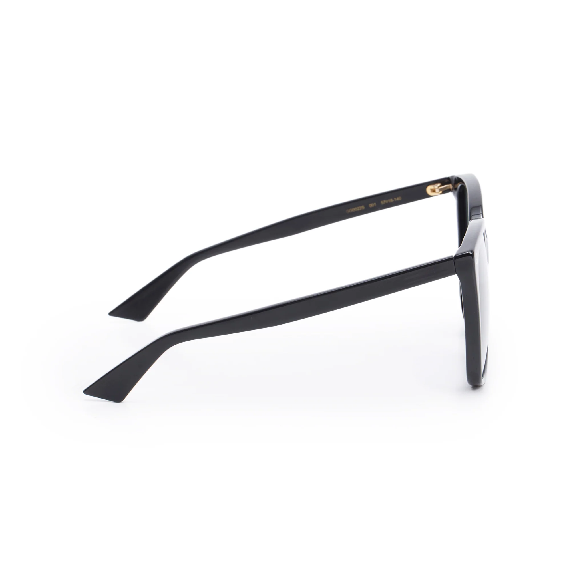 Gucci GG0022S Black Acetate Square Sunglasses w/ Case - Image 3