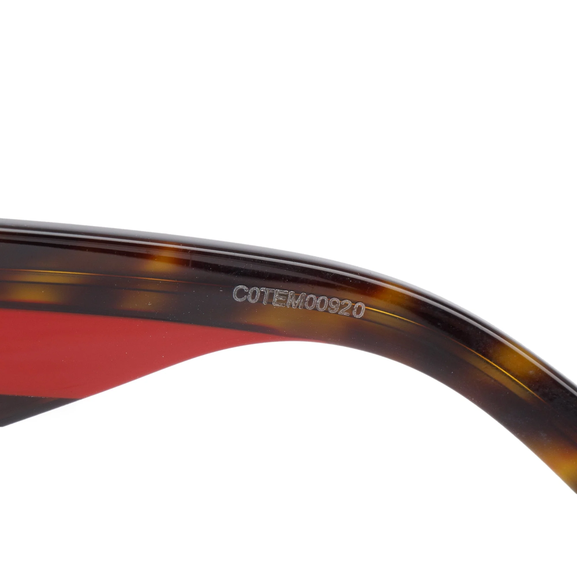 Gucci GG0059S Black/Red Web Acetate Oversized Sunglasses w/ Case - Image 5
