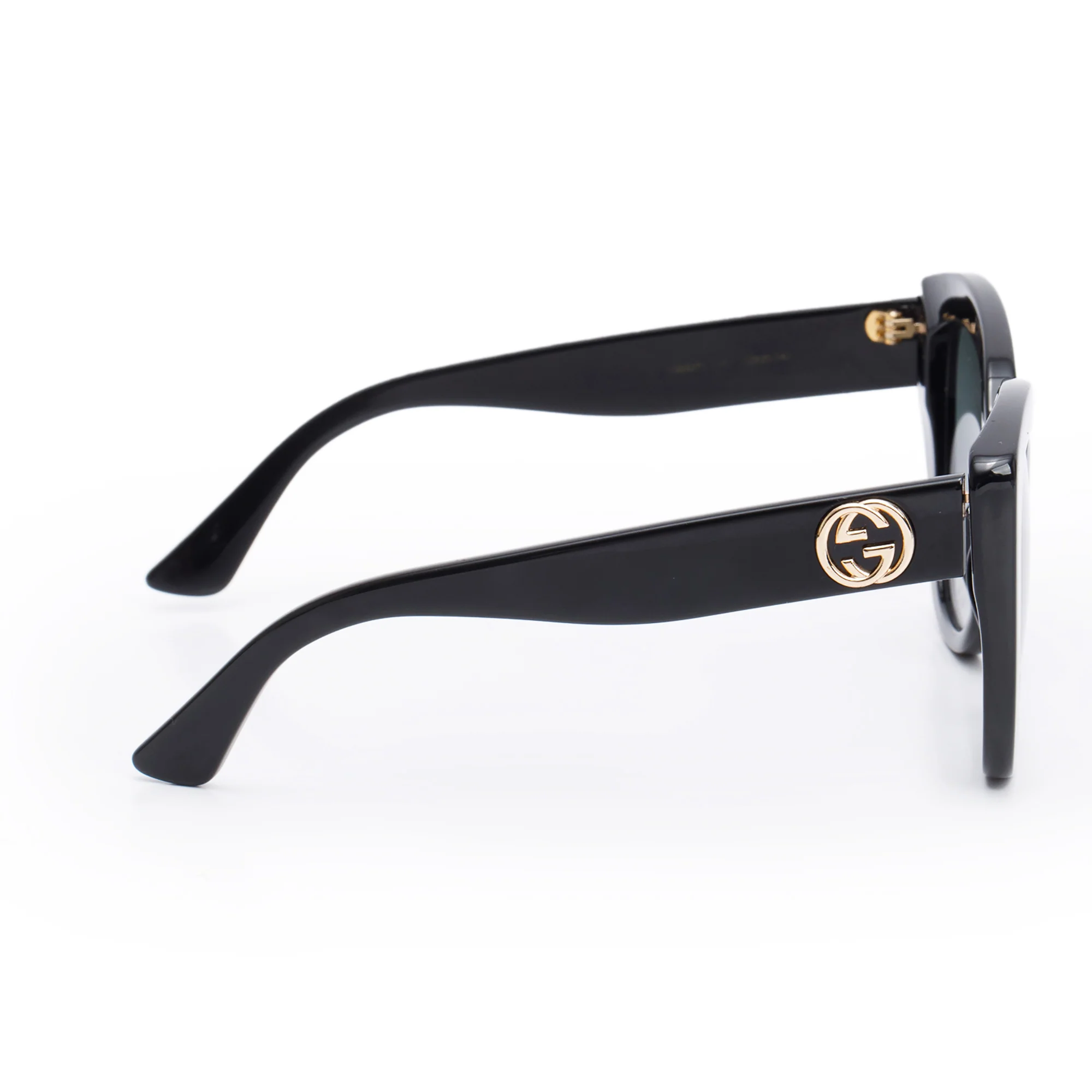 Gucci GG0327S Interlocking GG Cat Eye Oversize Sunglasses w/ Case - Image 3