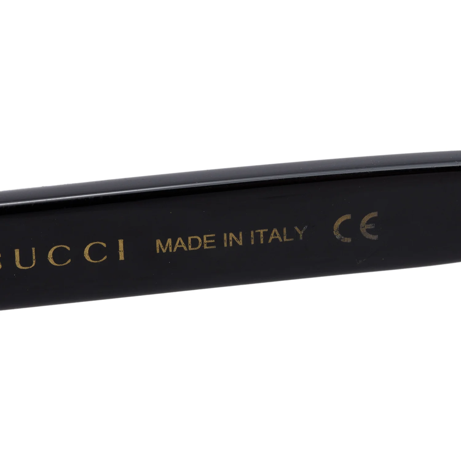 Gucci GG0418S Black Acetate Crystal Logo Oversized Square Sunglasses - Image 4
