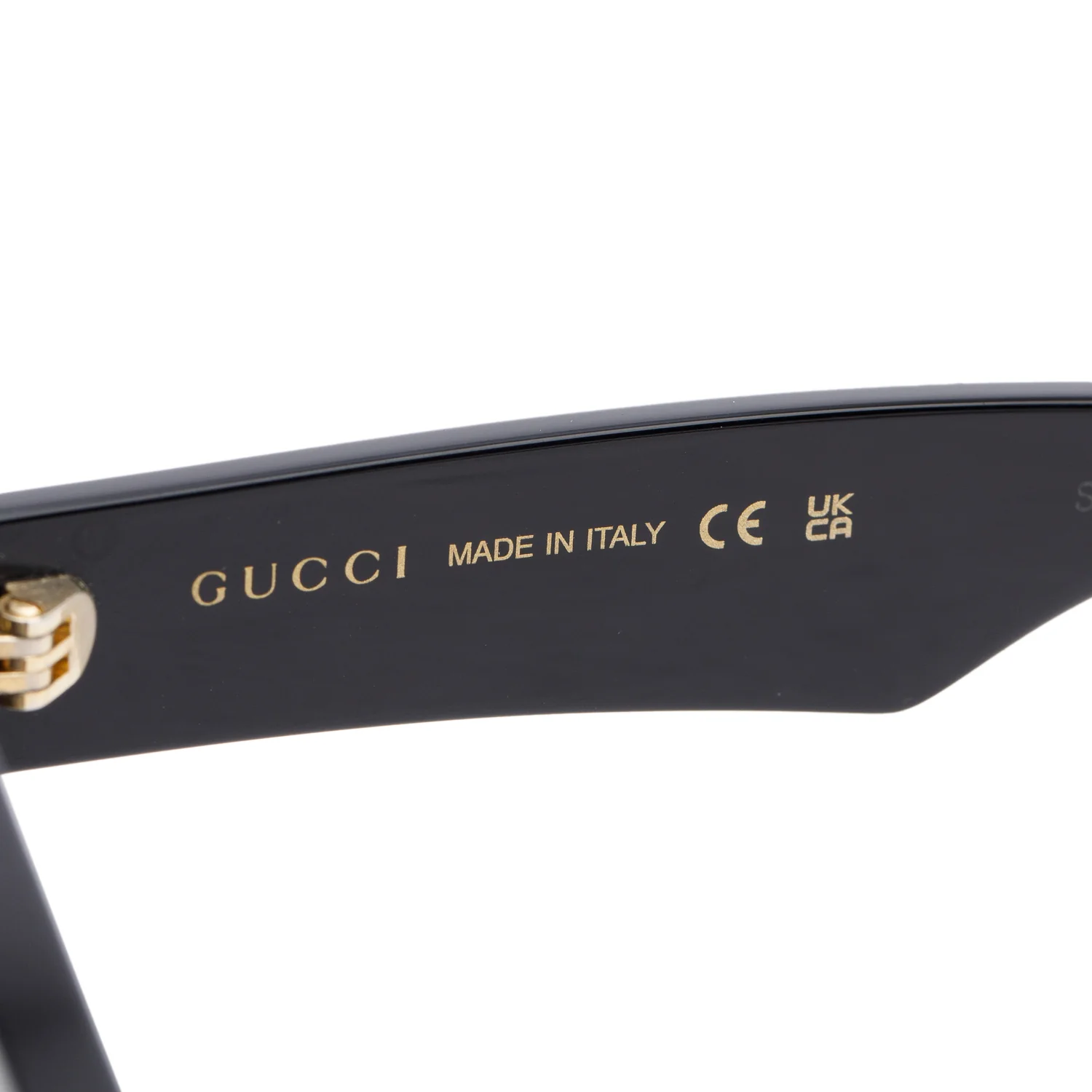 Gucci GG0962S Black Acetate Square Frame Sunglasses w/ Case - Image 5