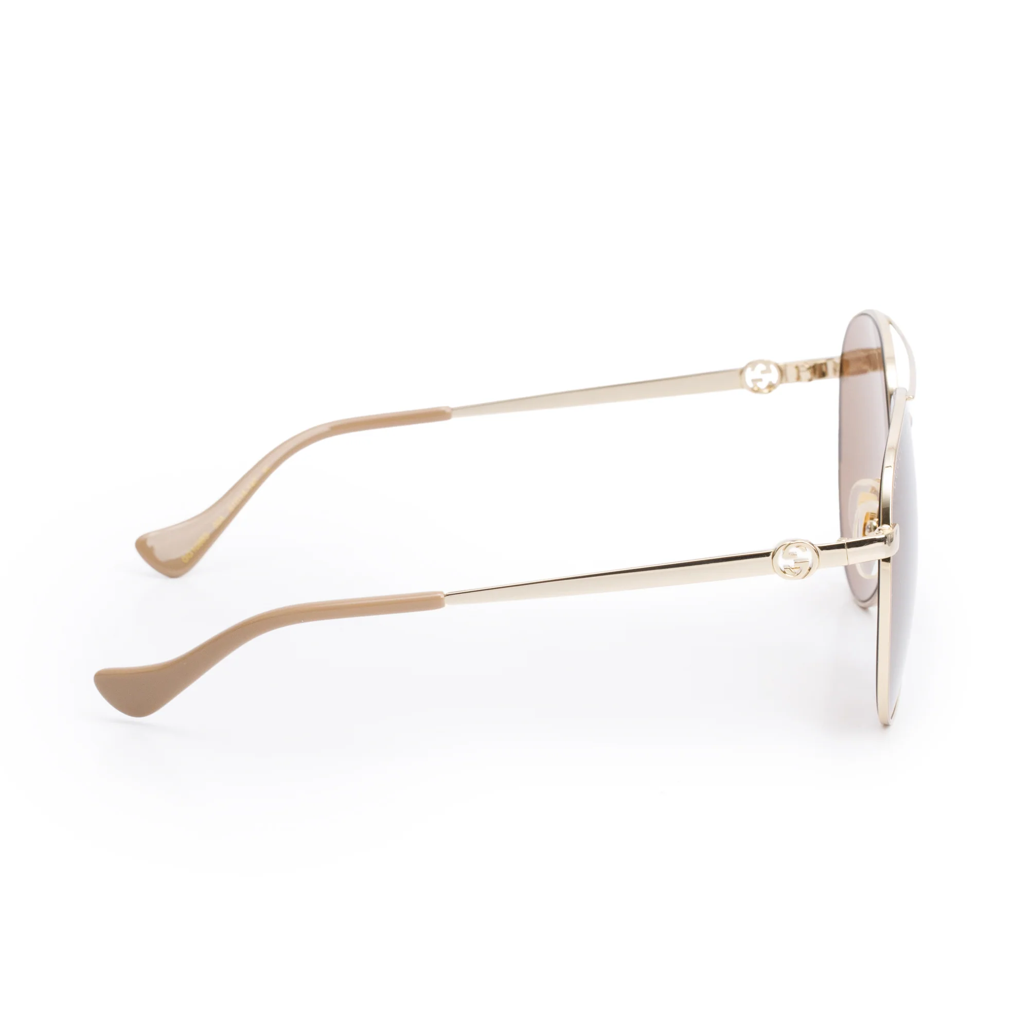 Gucci GG1088S Gold-Tone Metal Frame Aviator Sunglasses - Image 2
