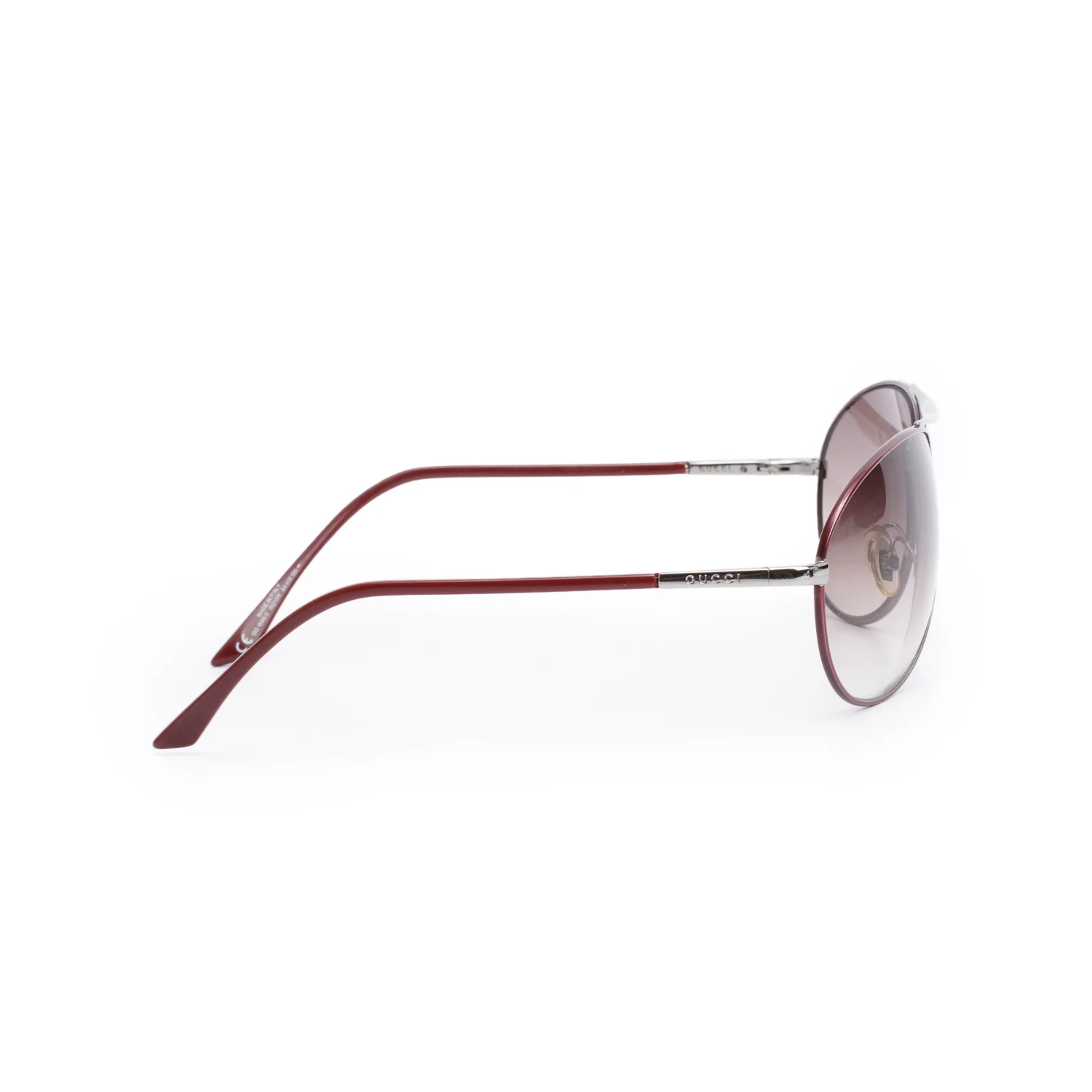 Gucci GG1689/S Red Aviator Sunglasses w/ Case - Image 3