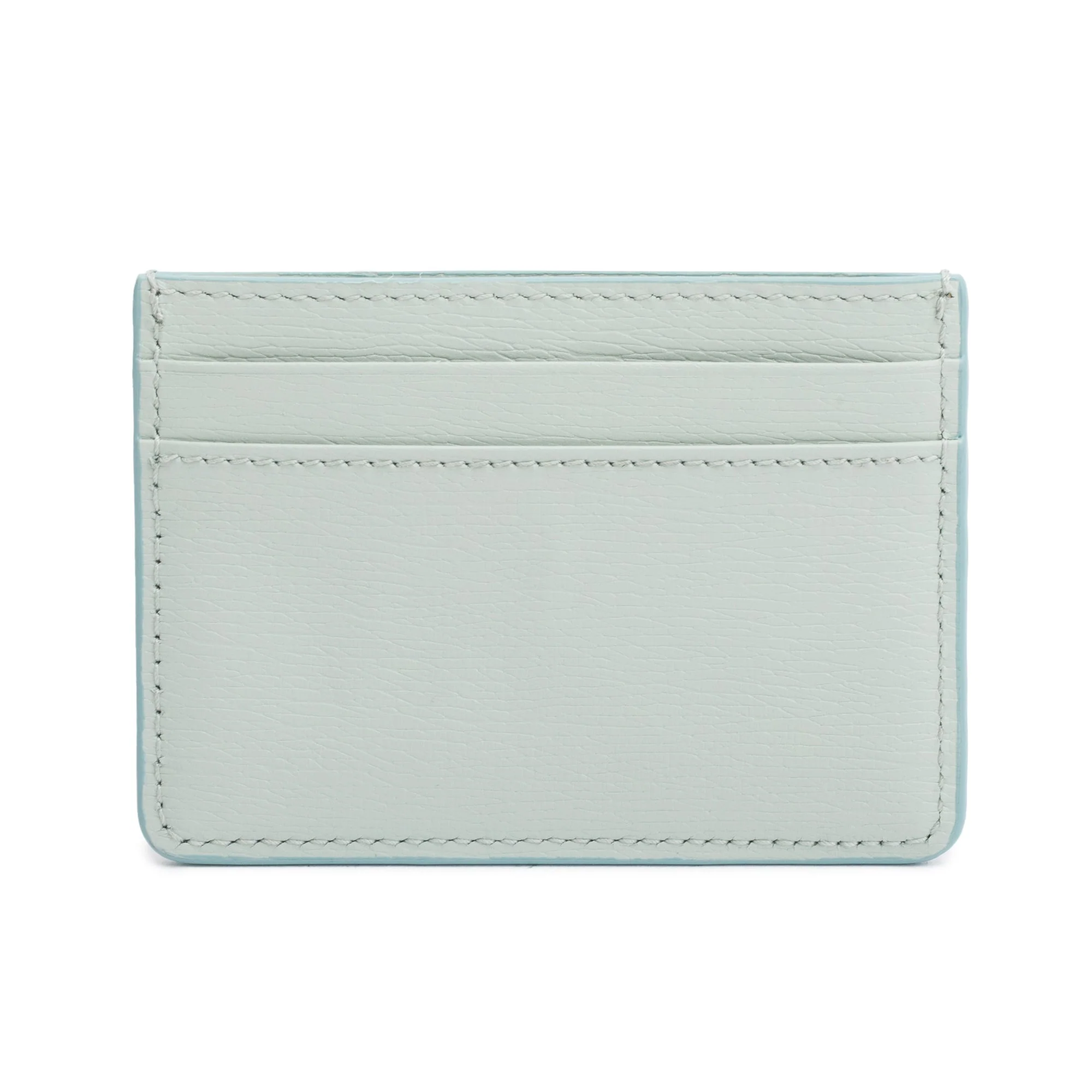 Gucci Green Calfskin Leather Card Case with Gucci Script w/ Box - Image 4