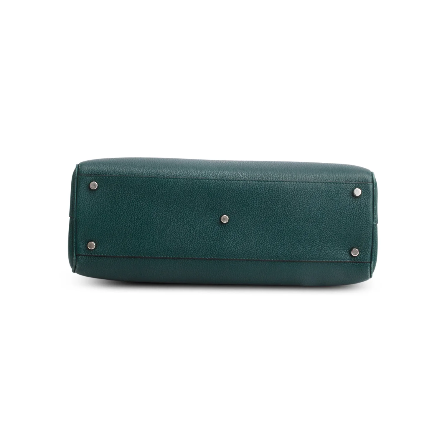Gucci Green Grainy Calfskin Medium Zumi Top Handle w/ Strap - Image 7