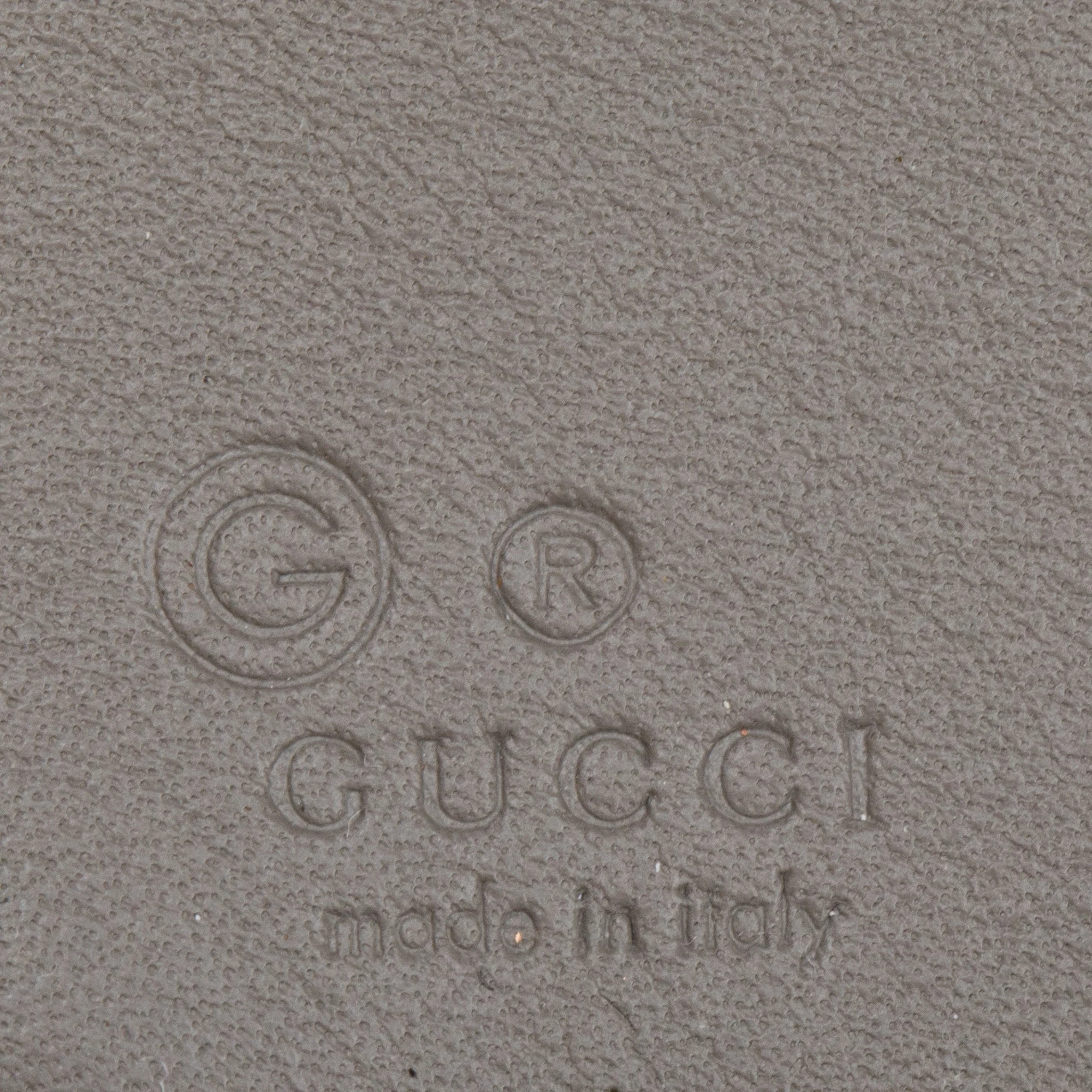 Gucci Grey Microguccissima Leather Double Zip Travel Wallet - Image 7