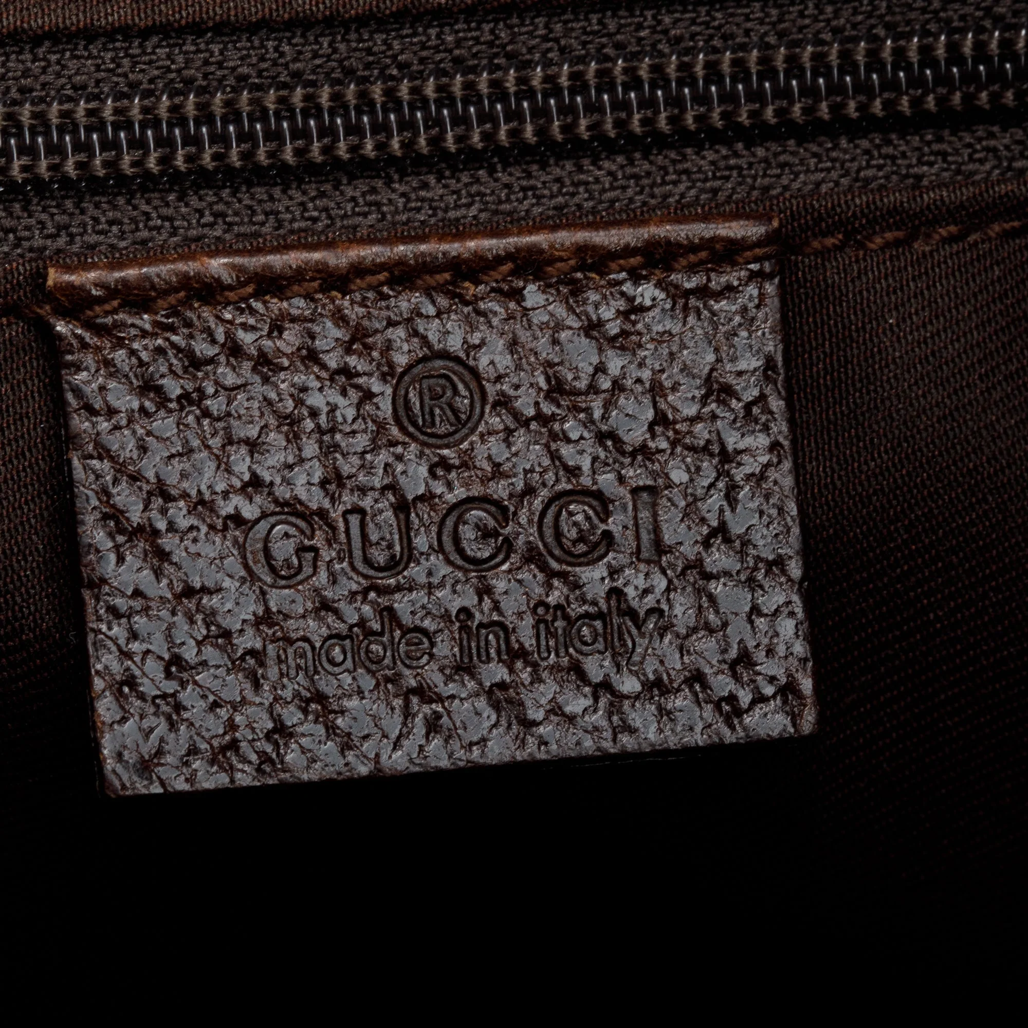 Gucci Leather Trim GG Canvas Hobo Bag - Image 7