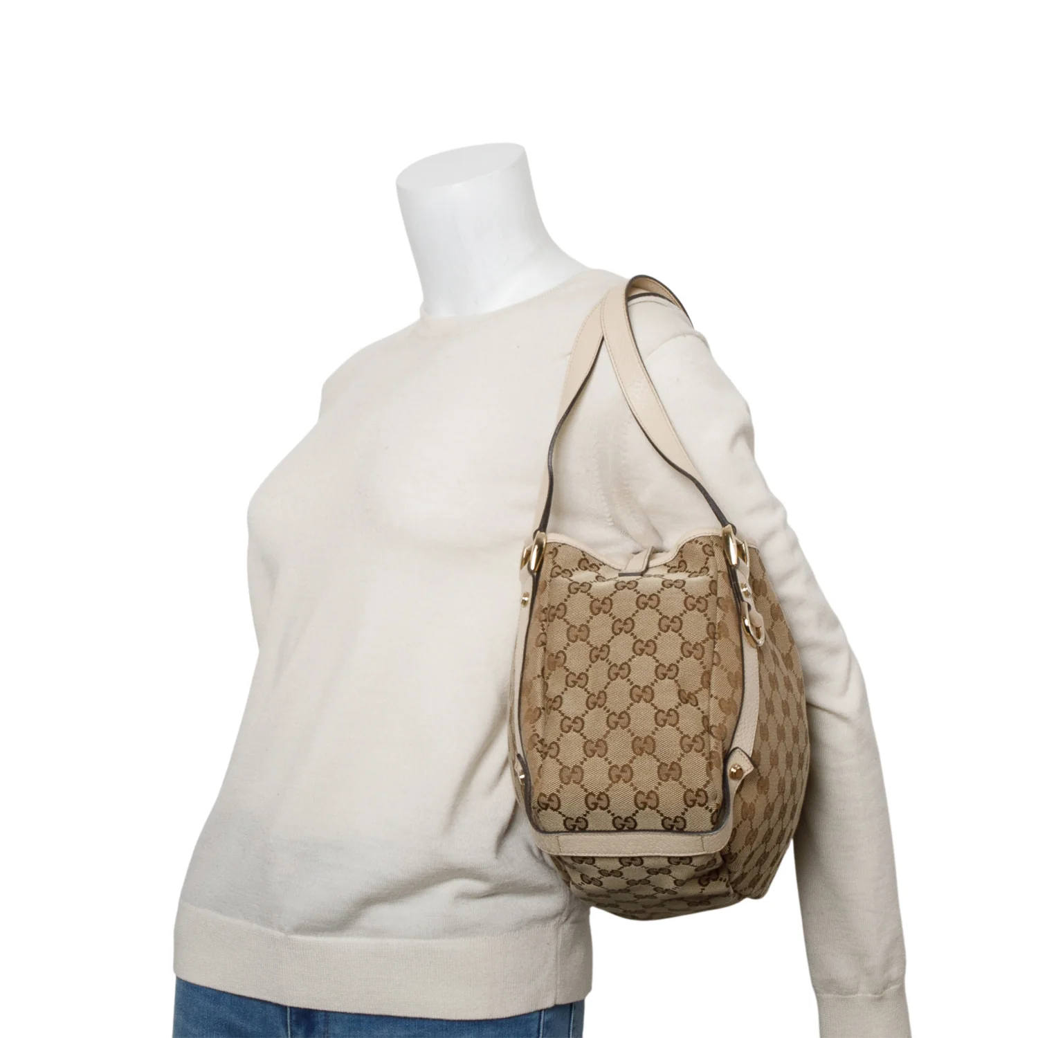 Gucci Monogram Medium Abbey Shoulder Bag - Image 2