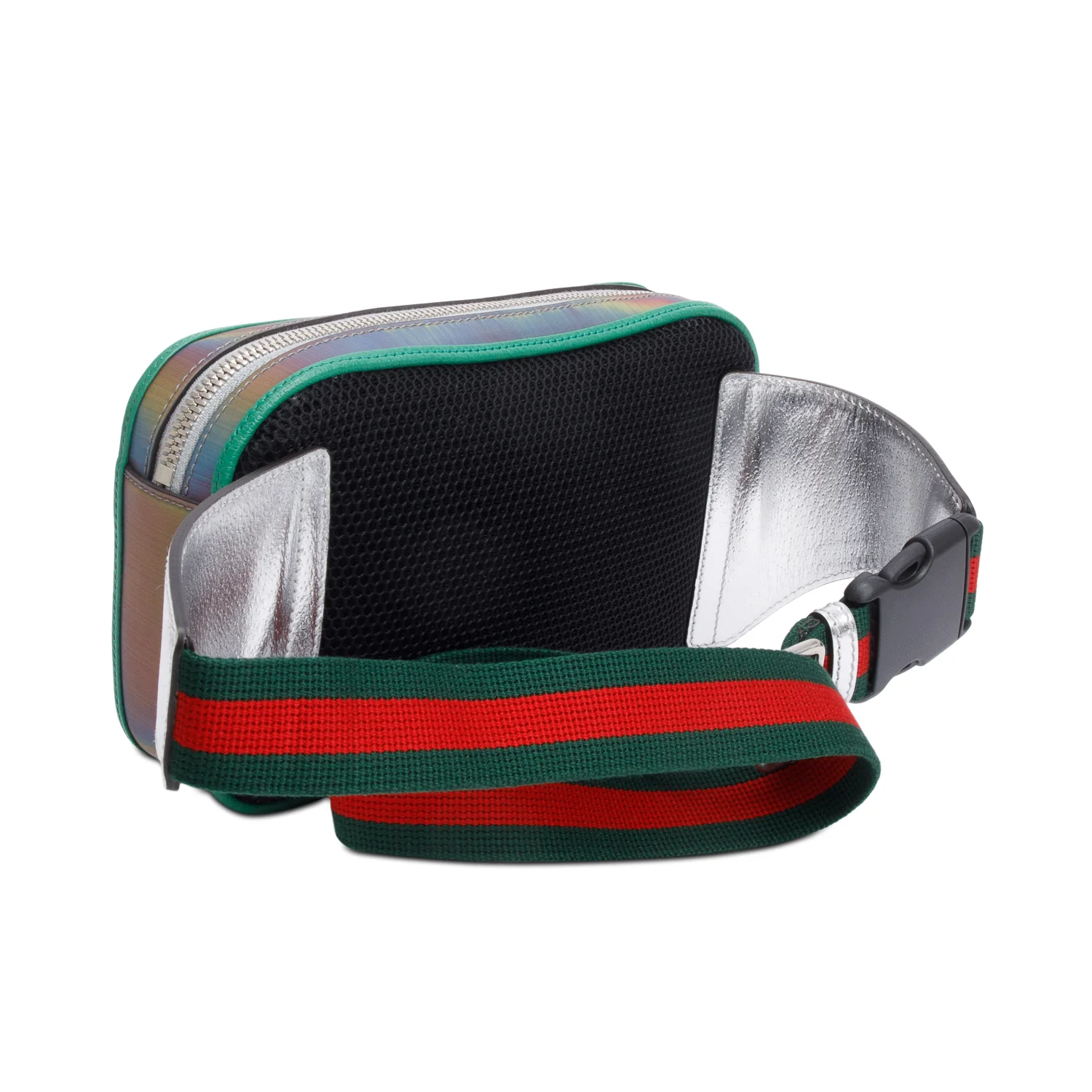 Gucci Multicolor PVC Interlocking G Belt Bag - Image 4