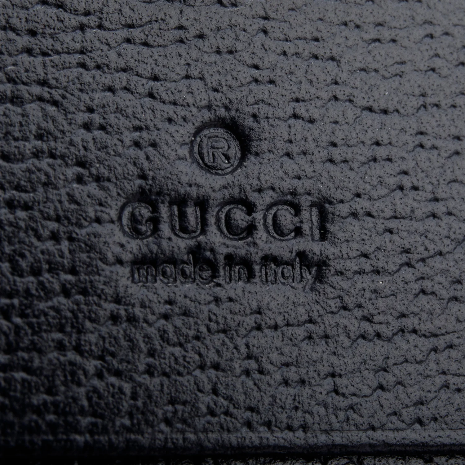 Gucci Navy GG Supreme Ophidia Textured Calfskin Web Ophidia Card Case w/ Box - Image 8