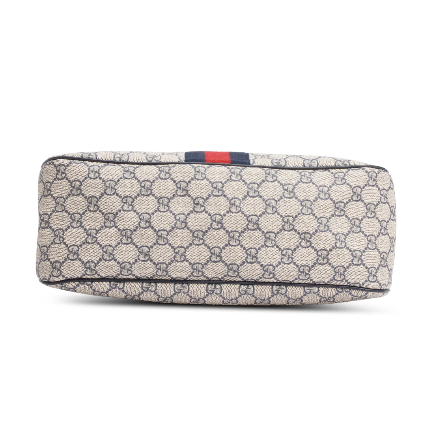 Gucci Navy GG Supreme Web Sherry Medium Shoulder Bag - Image 7