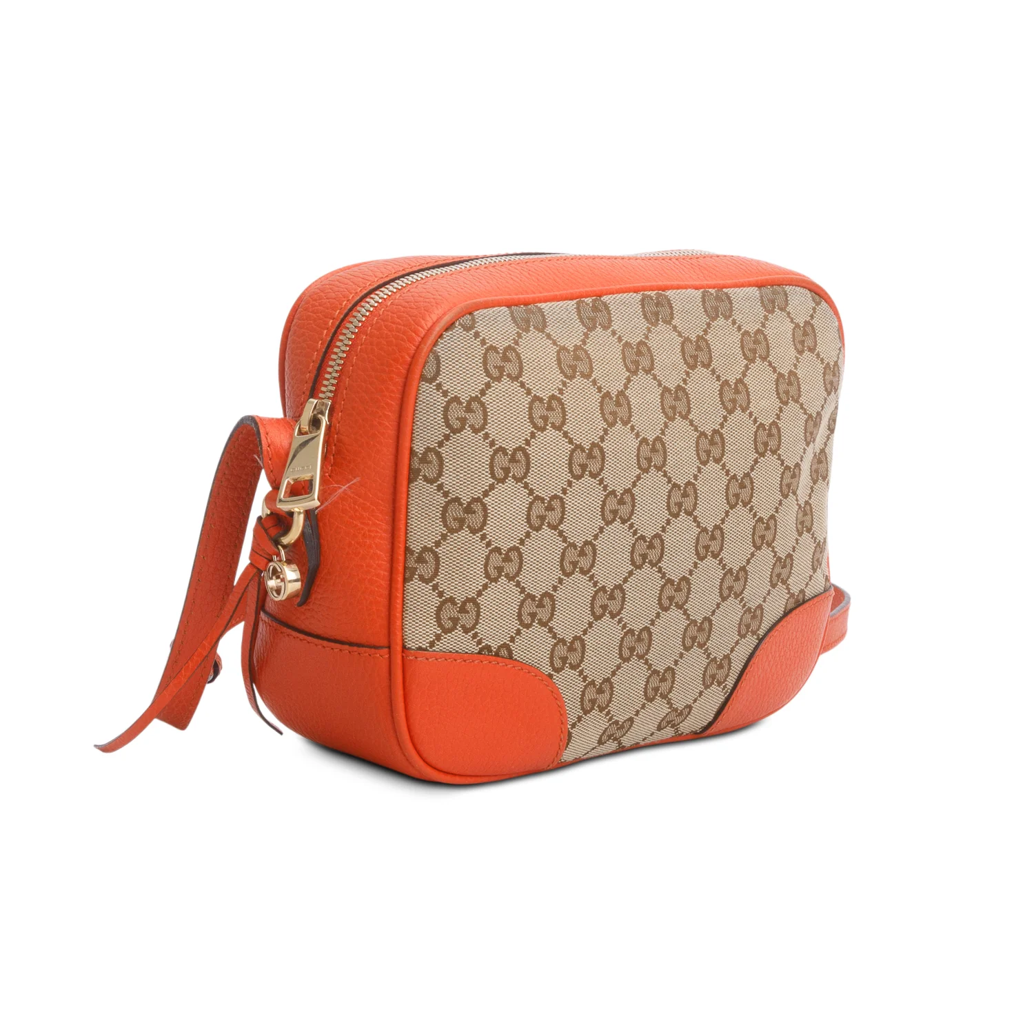 Gucci Orange Monogram Mini Bree Camera Bag - Image 4