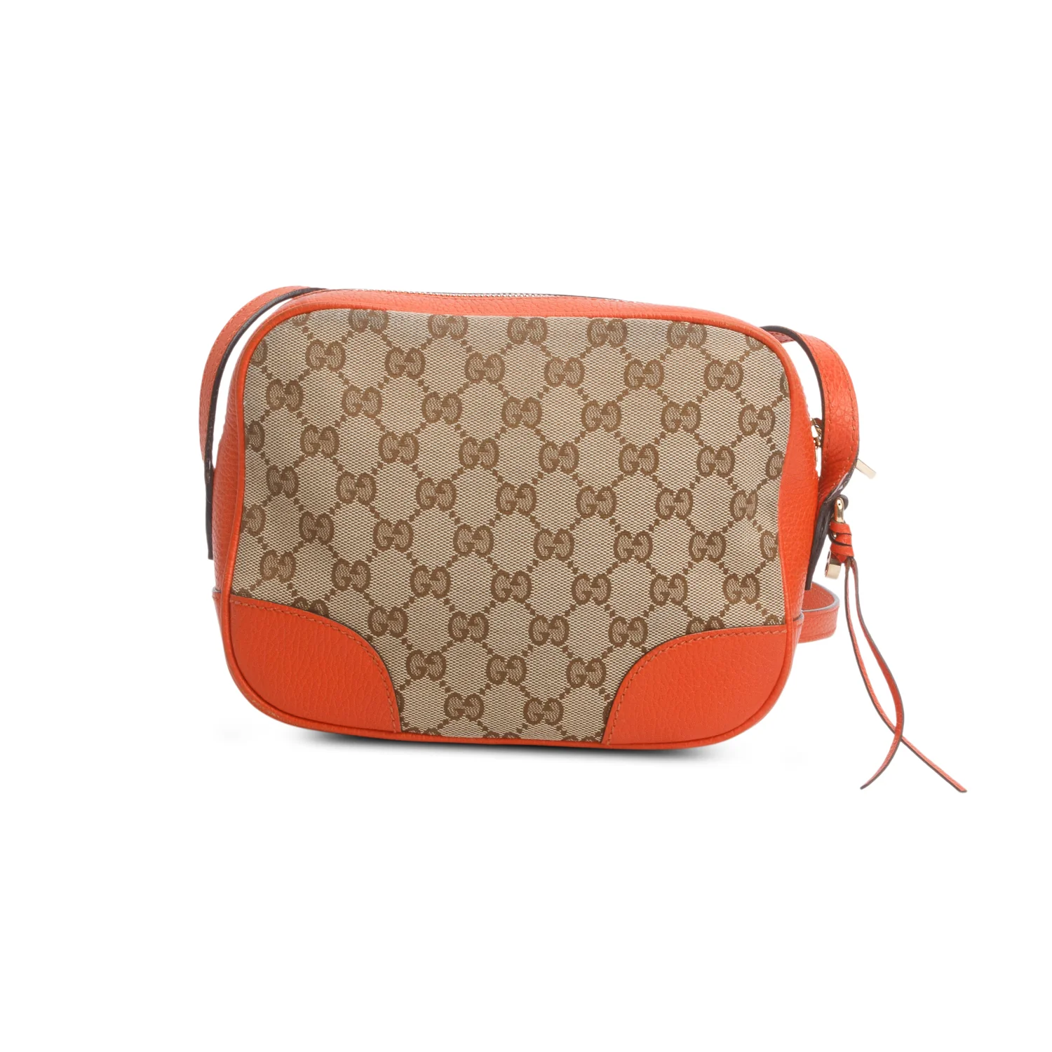 Gucci Orange Monogram Mini Bree Camera Bag - Image 5