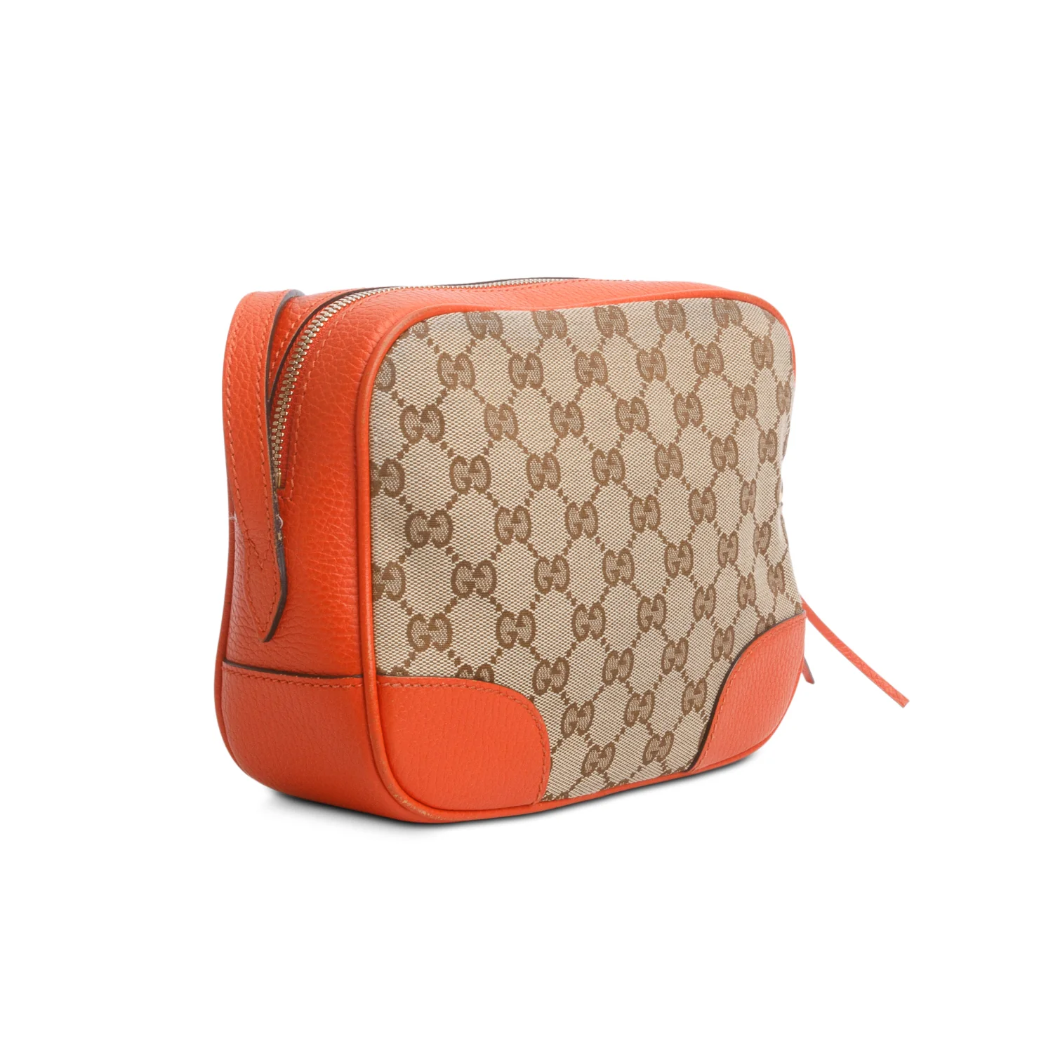 Gucci Orange Monogram Mini Bree Camera Bag - Image 6