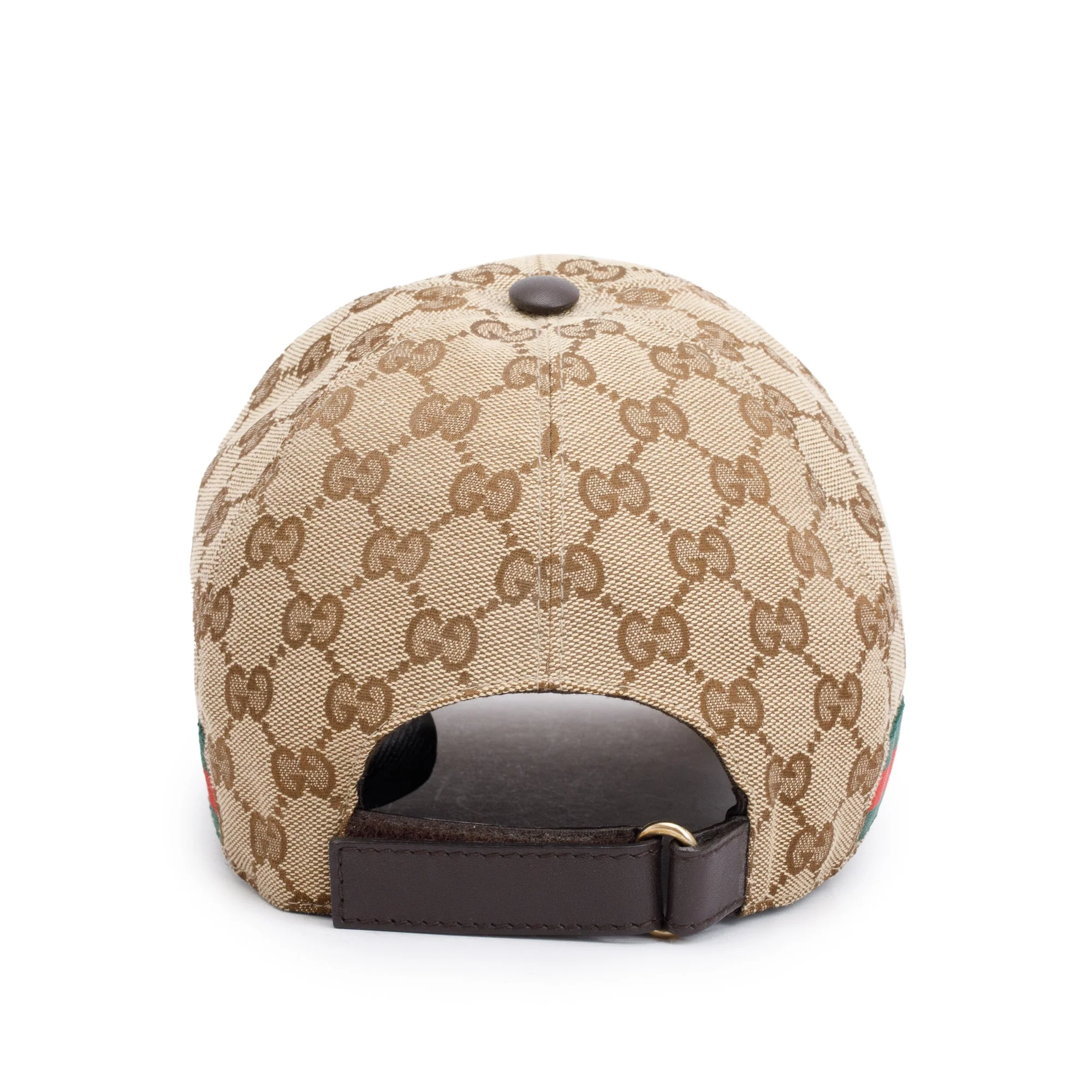 Gucci Original GG Canvas Baseball Hat with Web, Size M 58 - Image 3