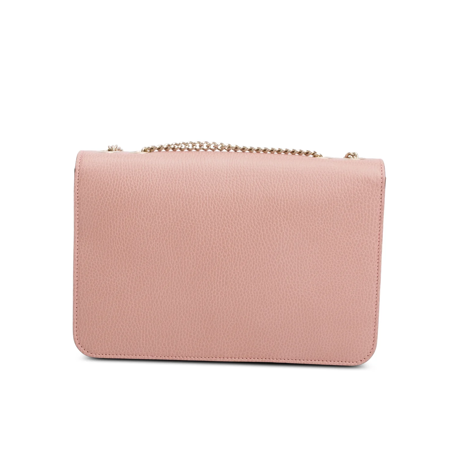 Gucci Pink Calfskin Leather Medium Dollar Interlocking GG Shoulder Bag w/ Box - Image 6