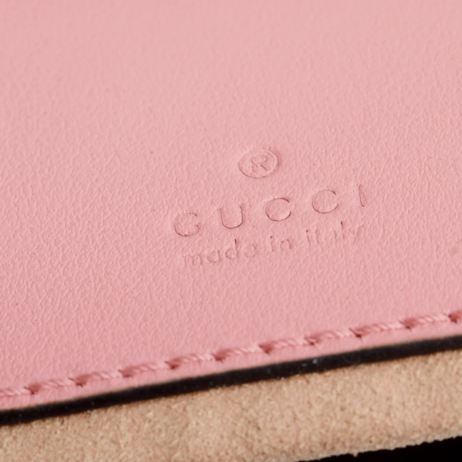 Gucci Pink Calfskin Matelasse Mini GG Marmont 2.0 Bucket Bag - Image 7