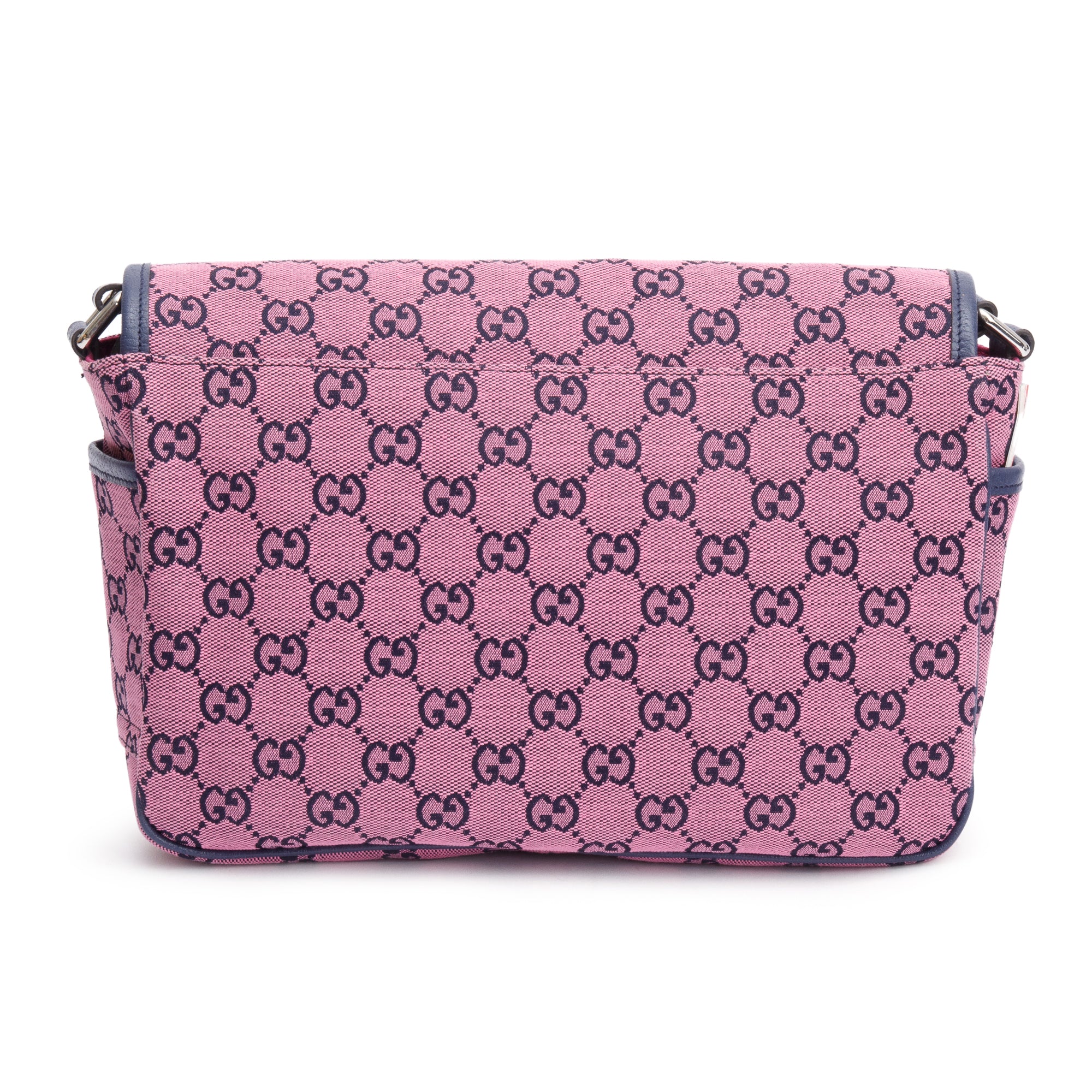 Gucci Pink GG Canvas Children's Messenger Bag - Image 5