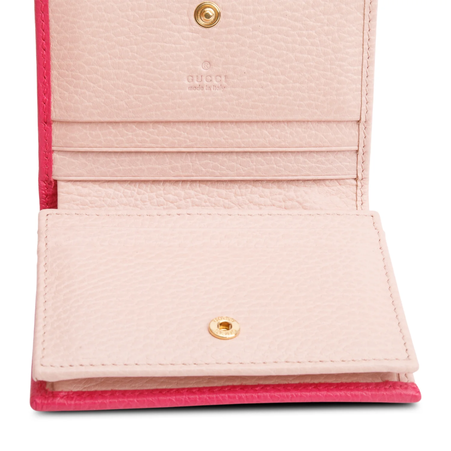 Gucci Pink GG Marmont Leather Card Case Wallet w/ Box - Image 7
