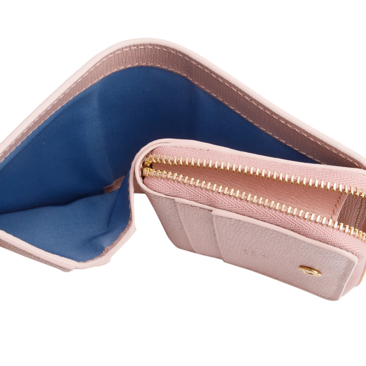 Gucci Pink Leather Mini Wallet with Gucci Script w/ Box - Image 6