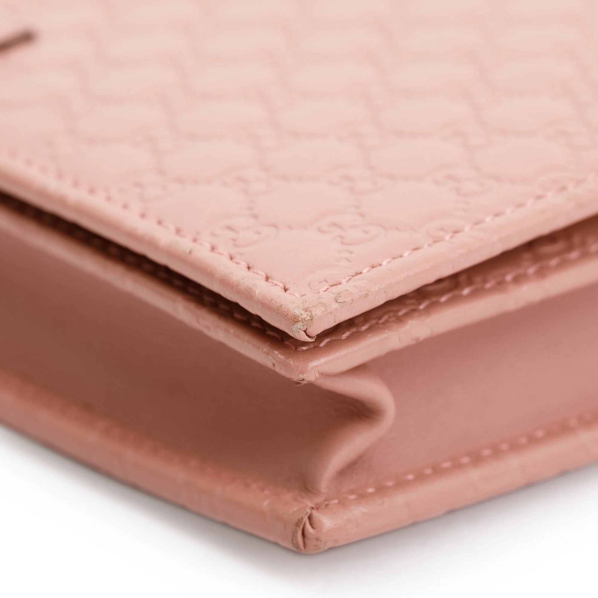 Gucci Pink Microguccissima Leather Wallet on Strap - Image 7