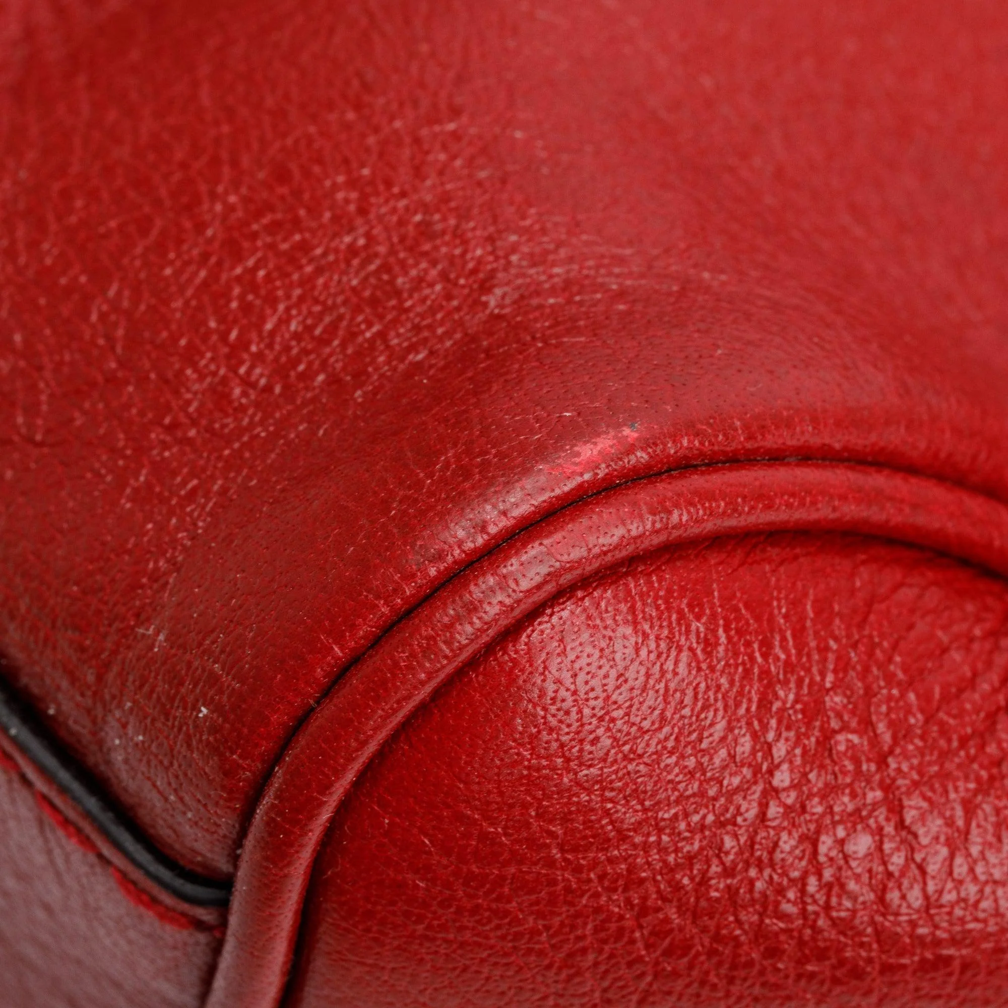 Gucci Red Calfskin Leather Medium RE(Belle) Shoulder Bag - Image 7