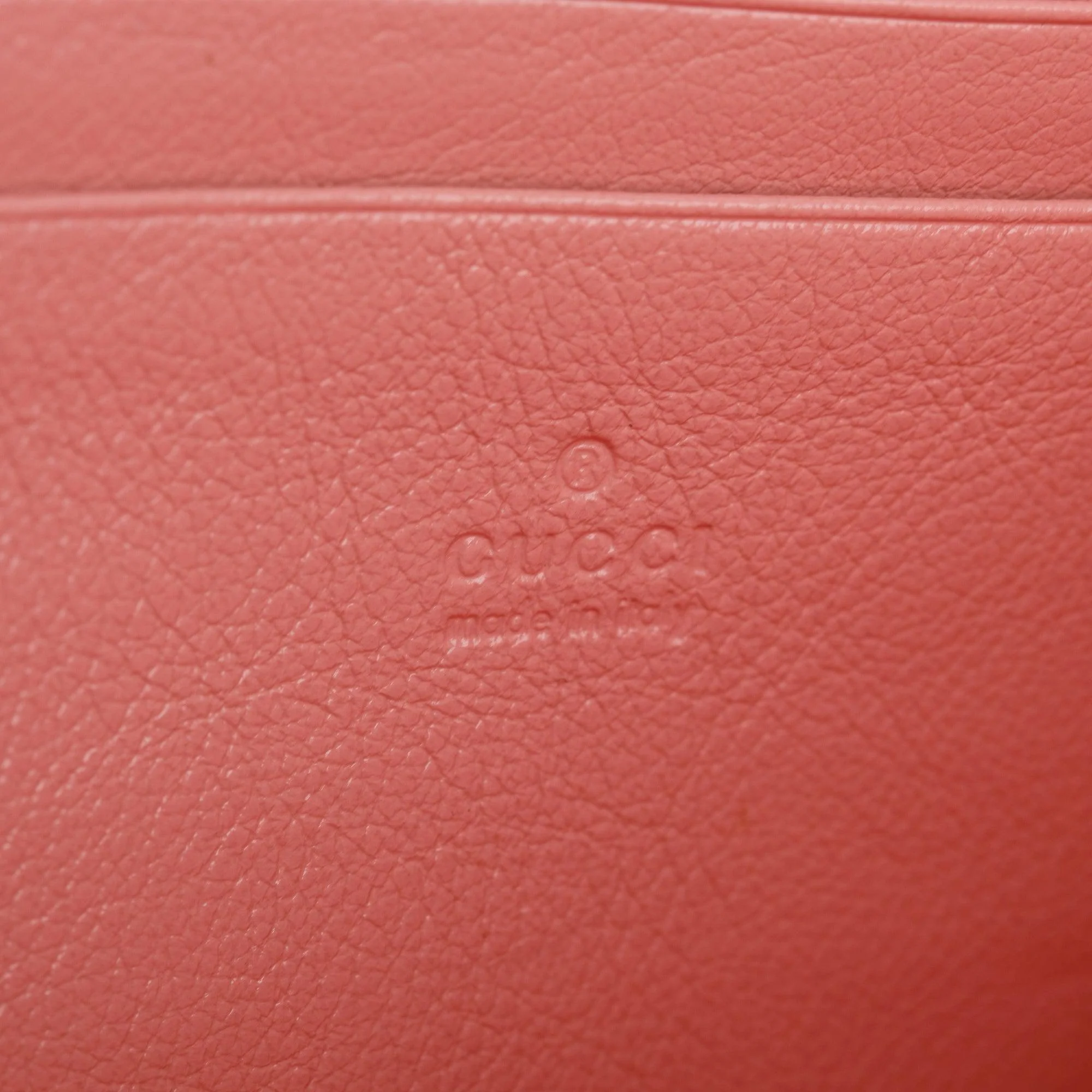 Gucci Red GG Marmont Azalea Calfskin Enamel Diagonal Torchon Wallet on Chain - Image 11