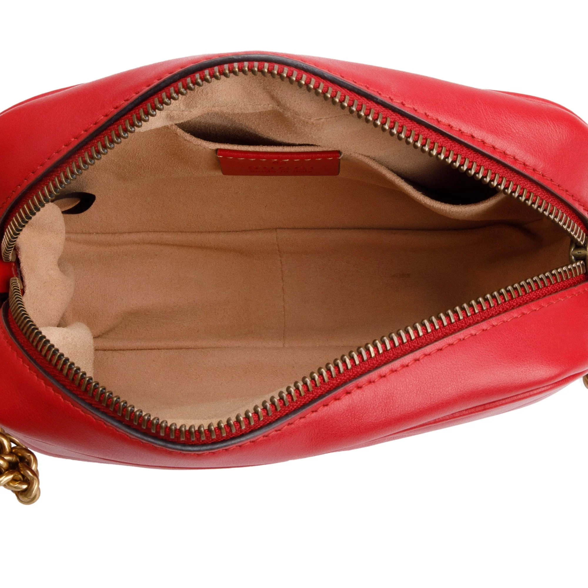 Gucci Red GG Marmont Matelasse Mini Shoulder Bag - Image 8