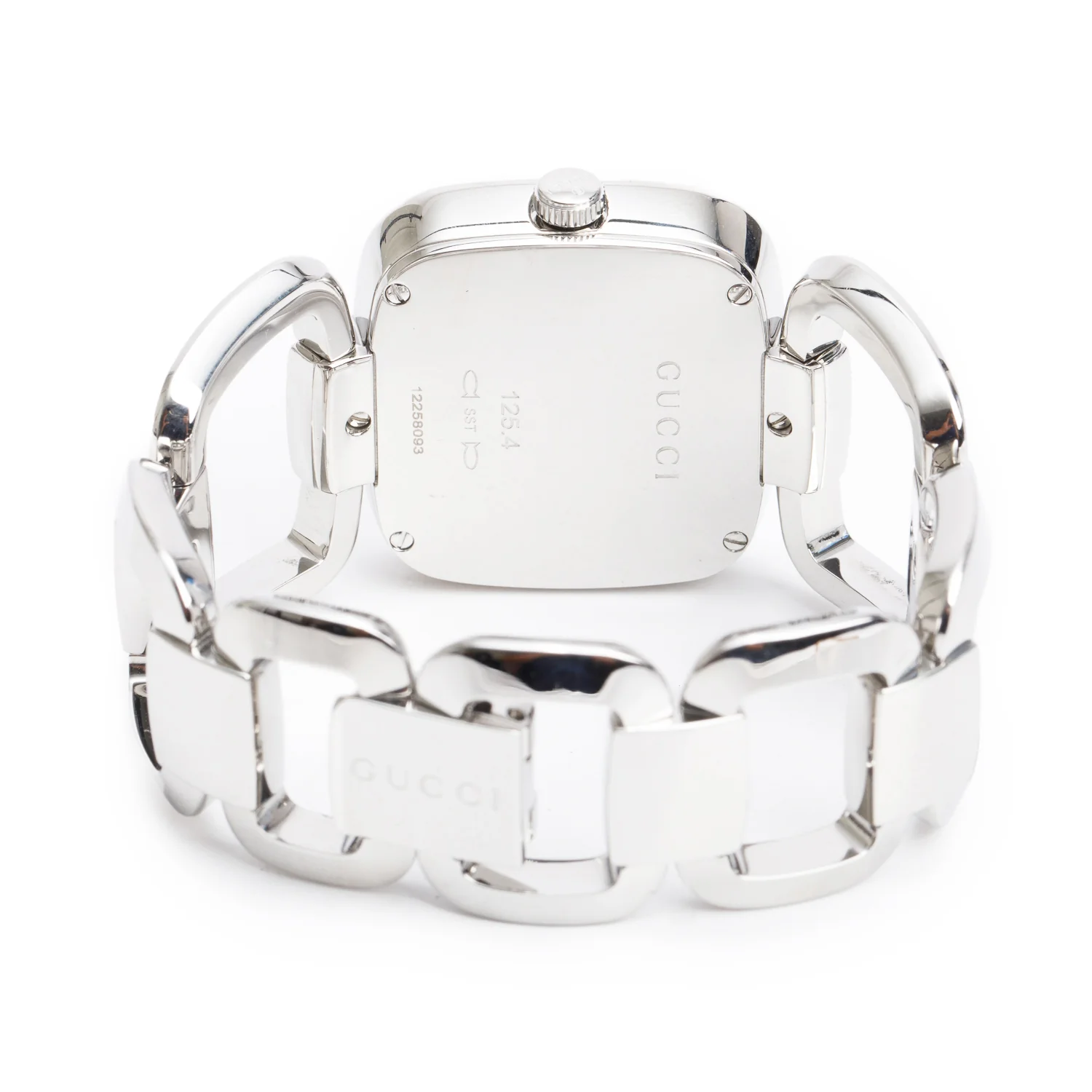 Gucci Stainless Steel 125.4 G-Gucci Watch Brown Dial - Image 3