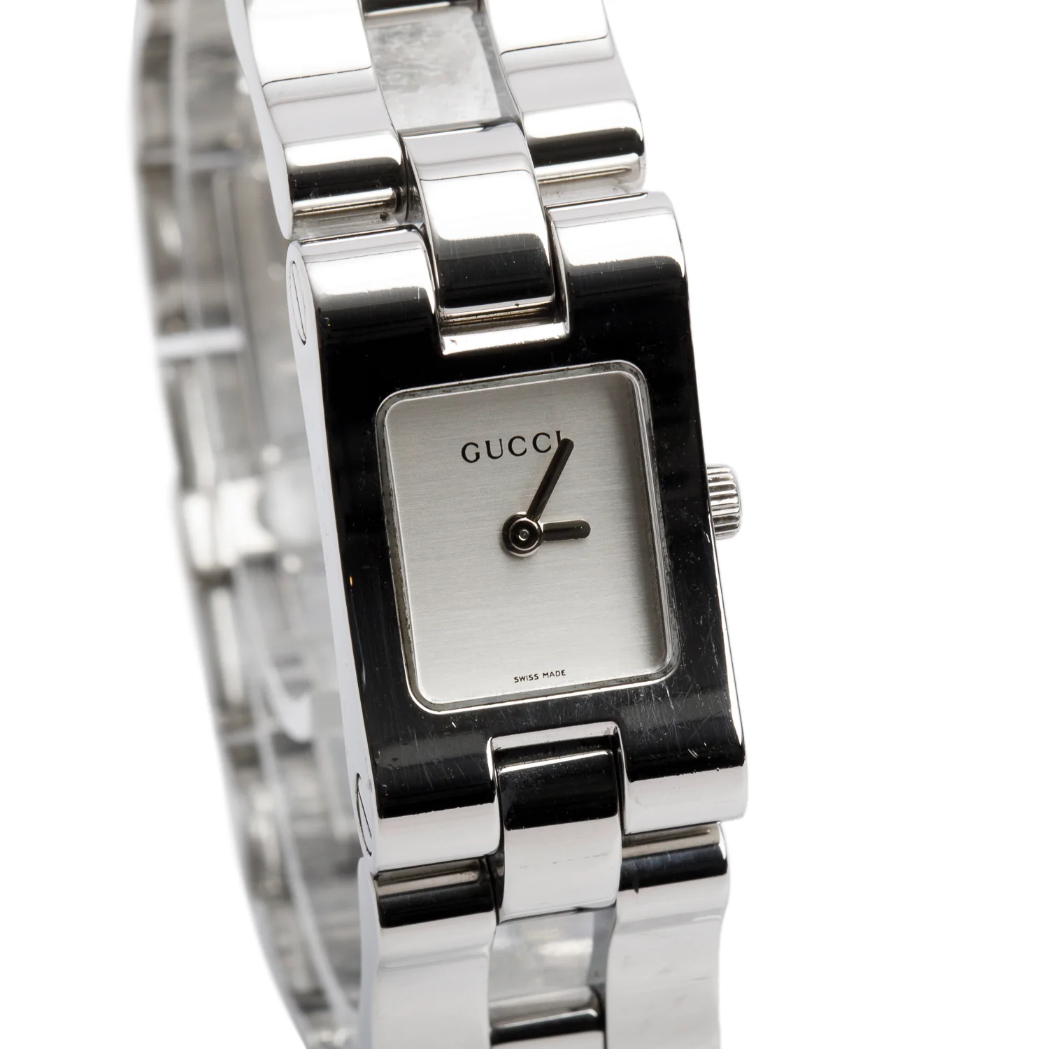 Gucci Stainless Steel 2305 Series Quartz Watch Silver Dial - Image 2
