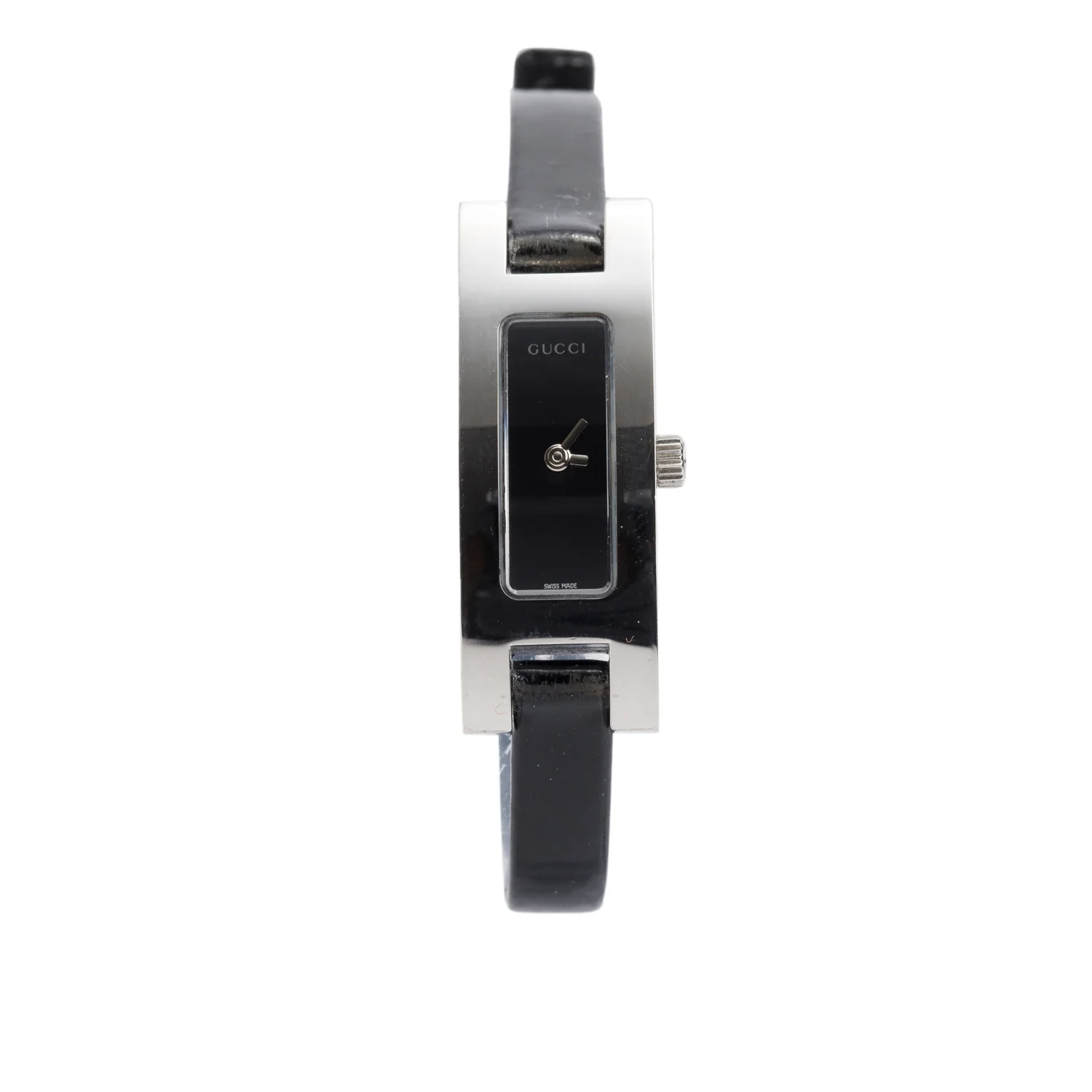 Gucci Stainless Steel 3900 Series Watch Black Dial w/ Box
