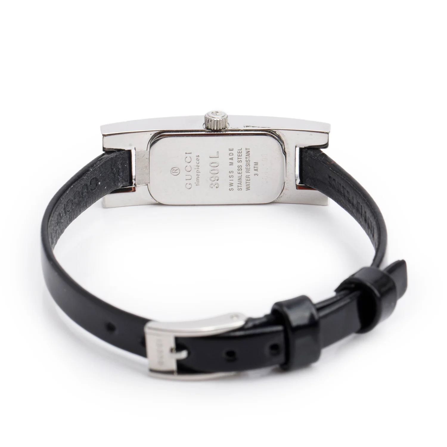 Gucci Stainless Steel 3900 Series Watch Black Dial w/ Box - Image 4
