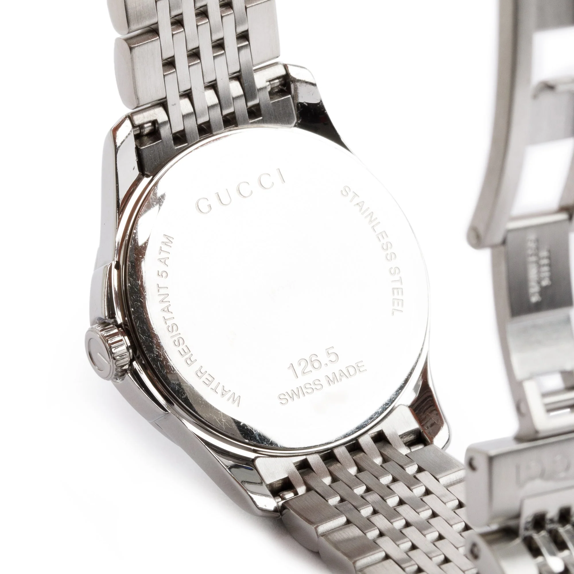 Gucci Stainless Steel Diamond G-Timeless 28 MM Watch - Image 5