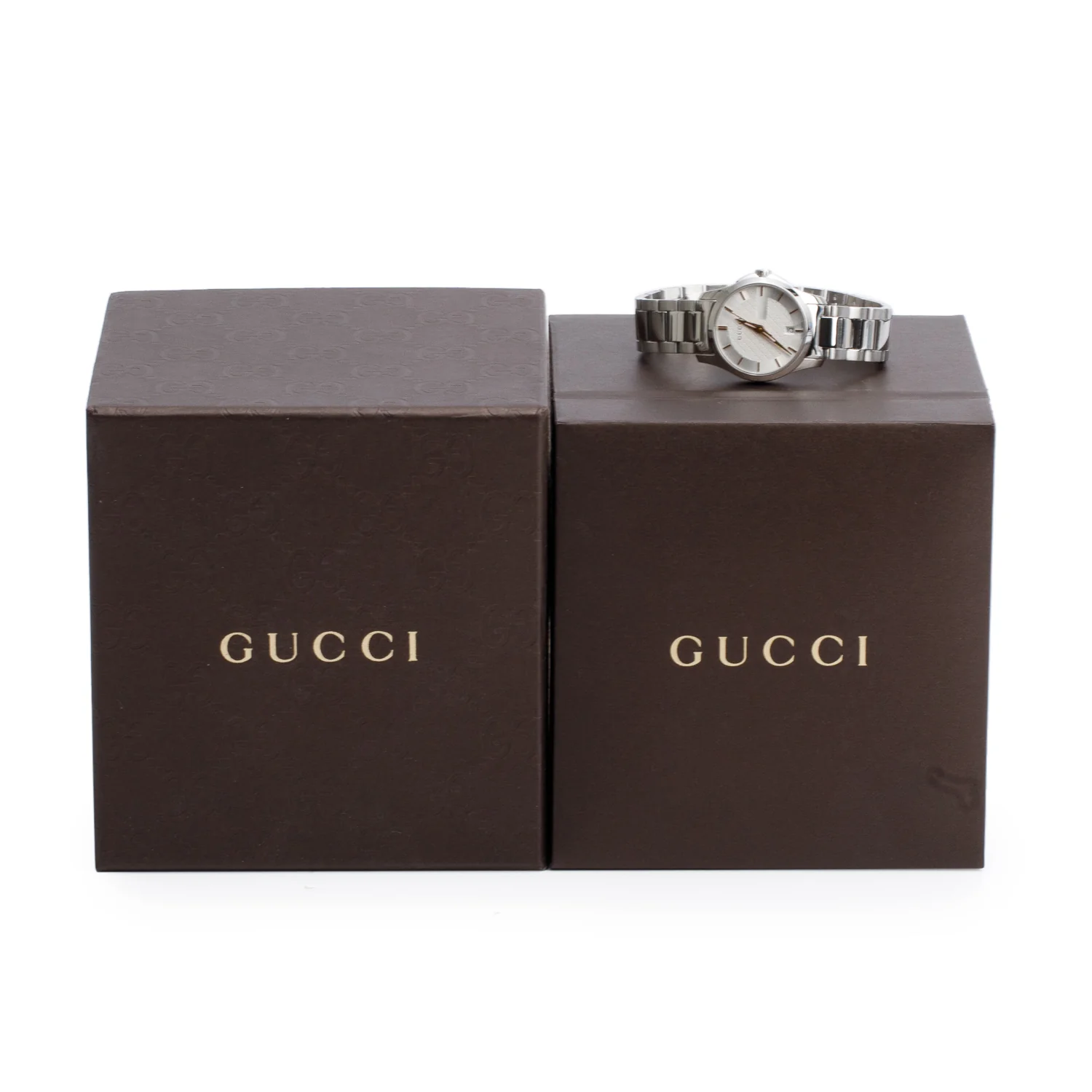 Gucci Stainless Steel G-Timeless 27 MM Quartz Watch w/ Box & Papers - Image 2