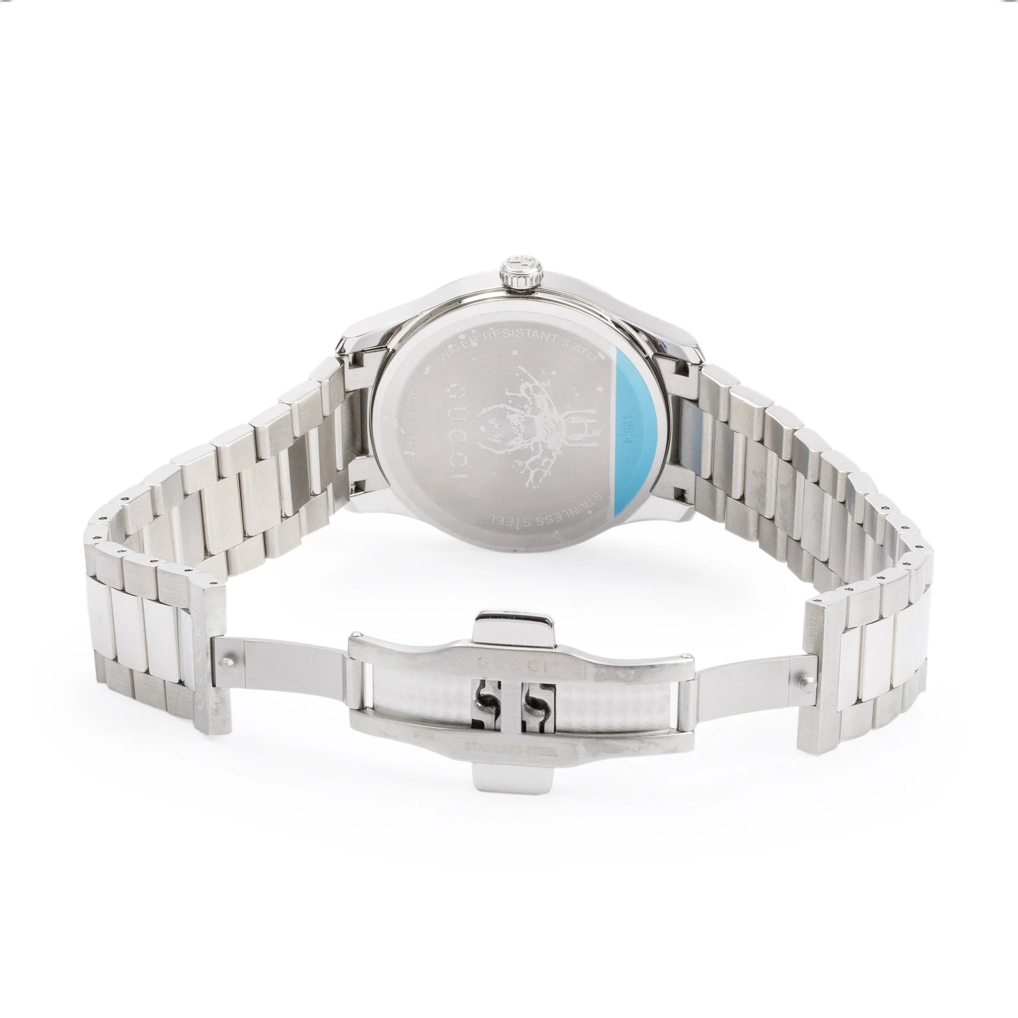 Gucci Stainless Steel G-Timeless 38 MM Watch w/ Box - Image 5