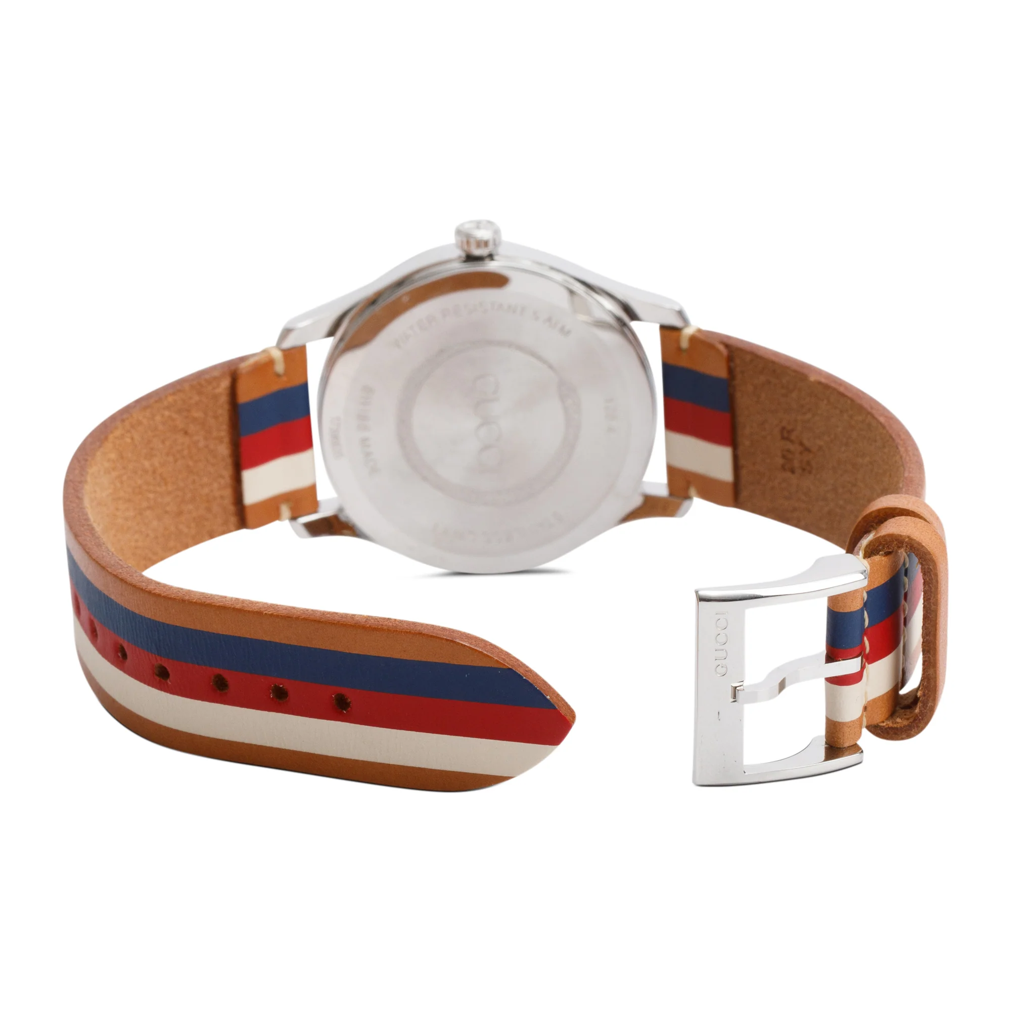 Gucci Stainless Steel G-Timeless Striped 38 MM Quartz Watch - Image 4