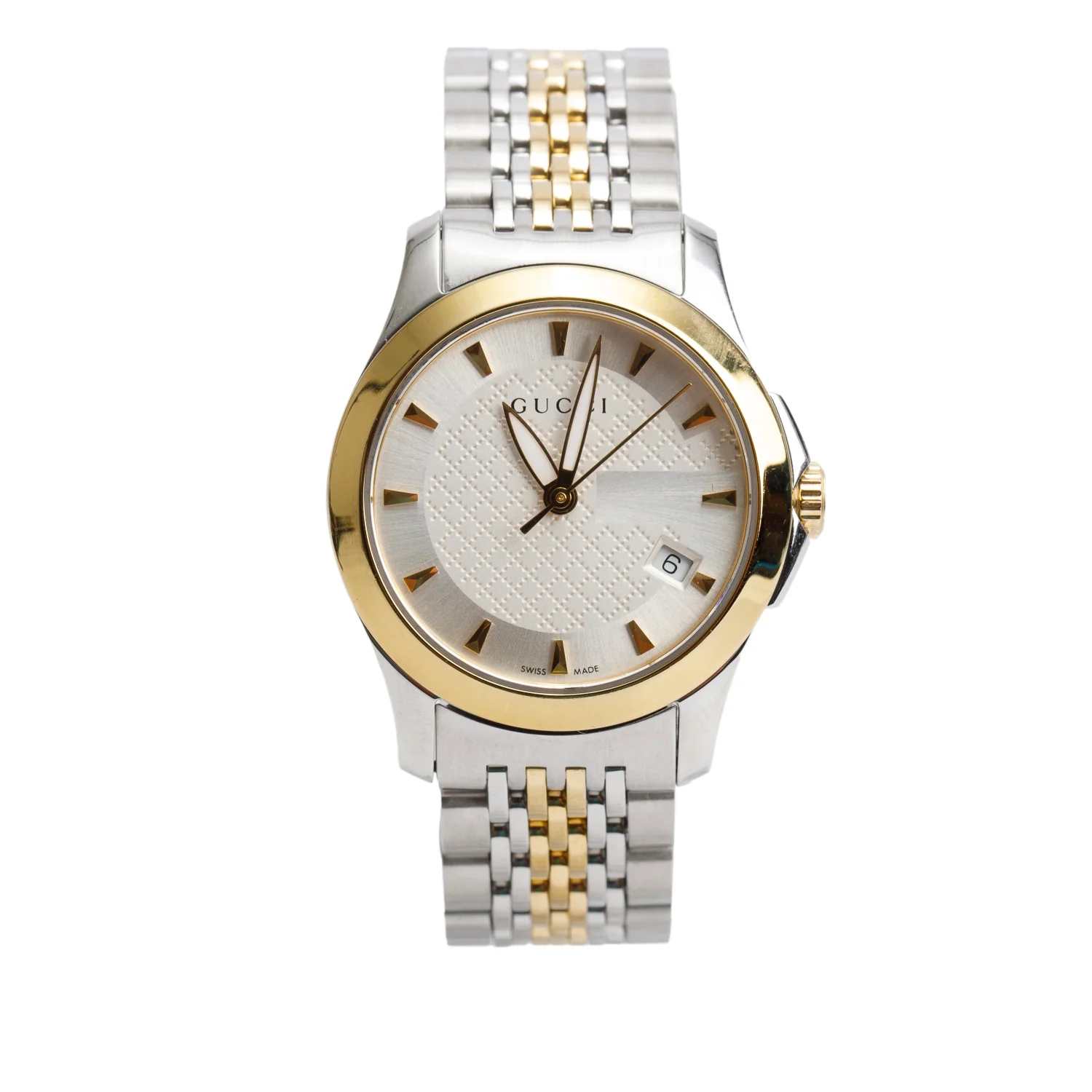 Gucci Stainless Steel & Gold Plated G-Timeless 27 MM Quartz Watch YA126511