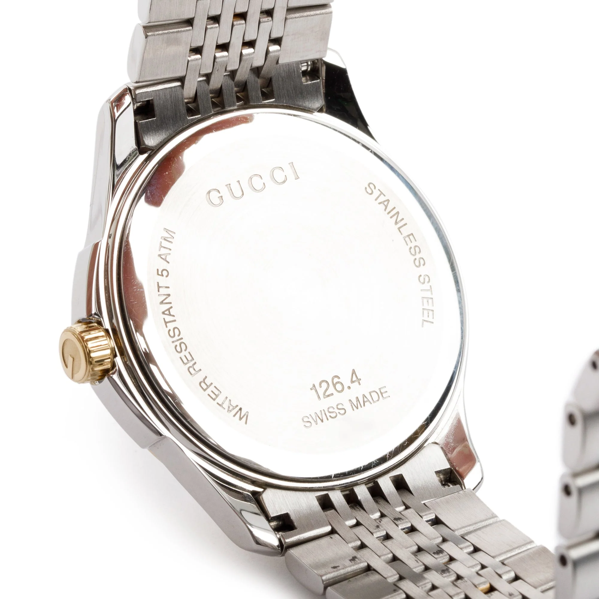 Gucci Stainless Steel & Gold Plated G-Timeless 38 MM Watch w/ Box & Papers - Image 6