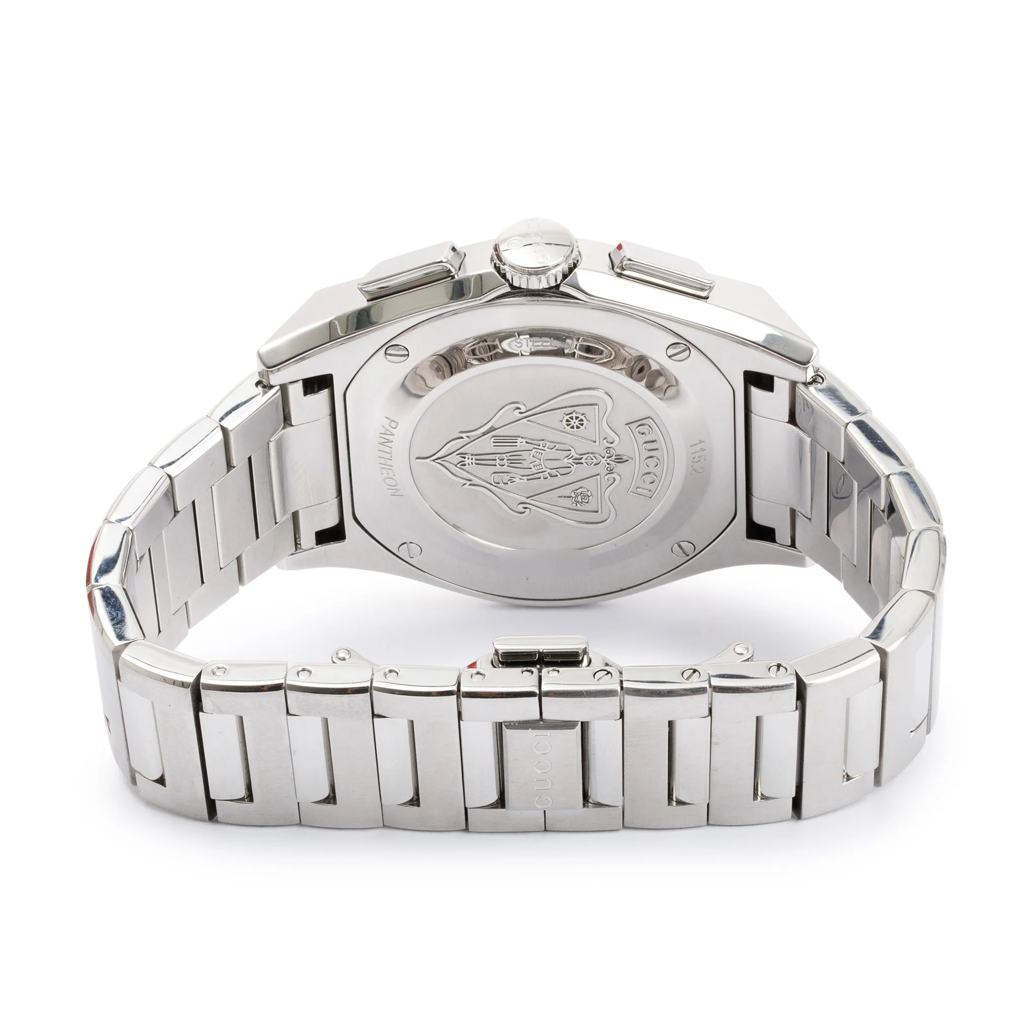 Gucci Stainless Steel Pantheon 44 MM Chronograph Watch w/ Box & Papers - Image 4