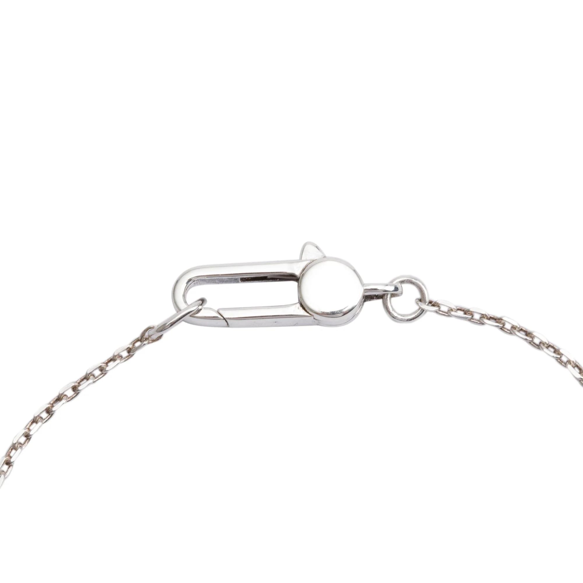 Gucci Sterling Silver Trademark Heart Bracelet - Image 3