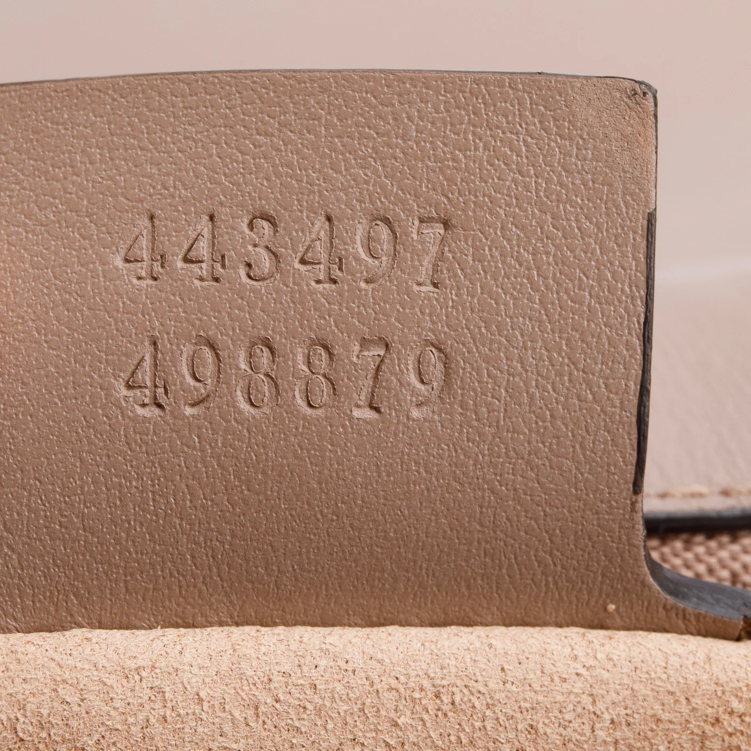 Gucci Taupe Leather GG Marmont Small Shoulder Bag - Image 10