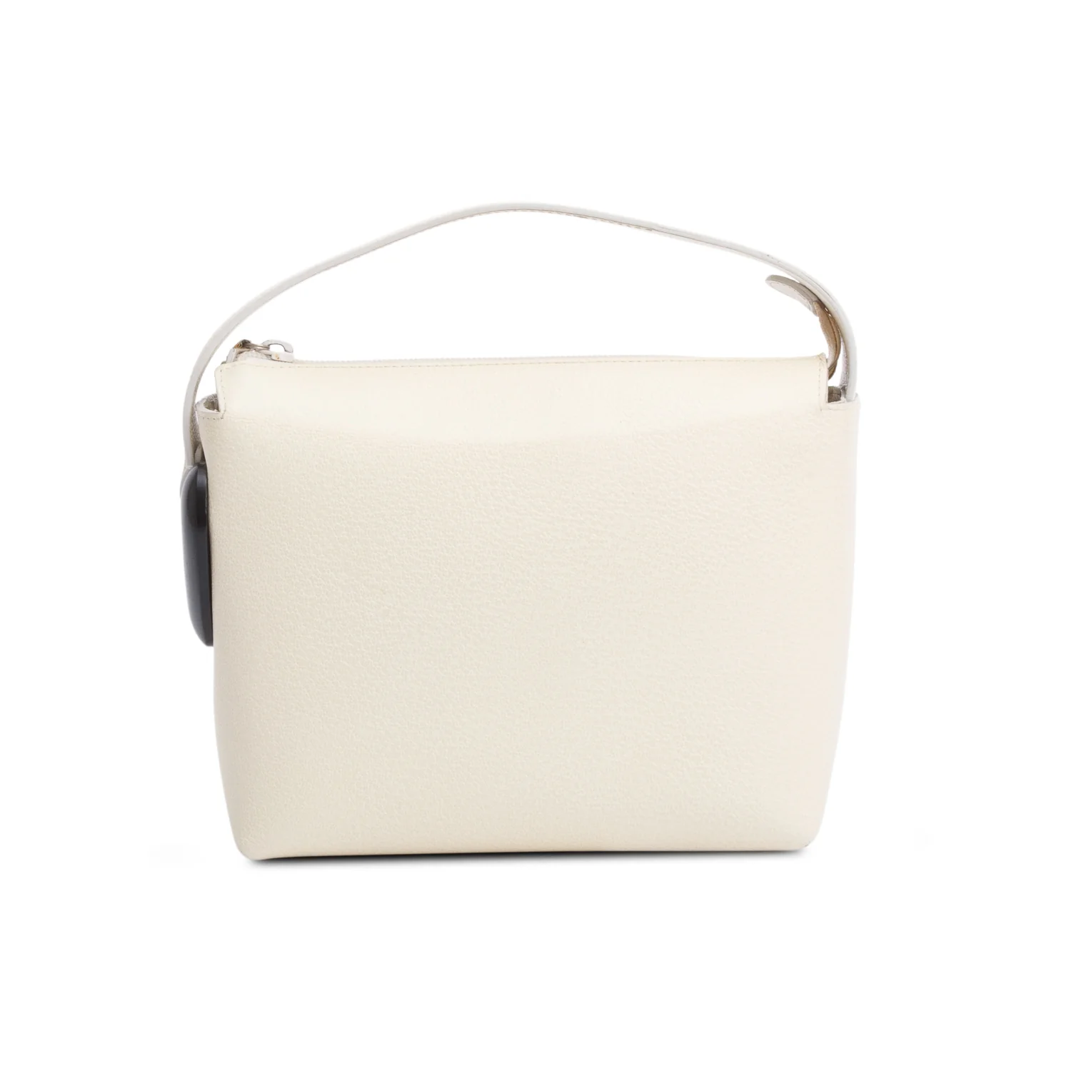 Gucci Vintage Cream Leather Top Handle Bag - Image 3