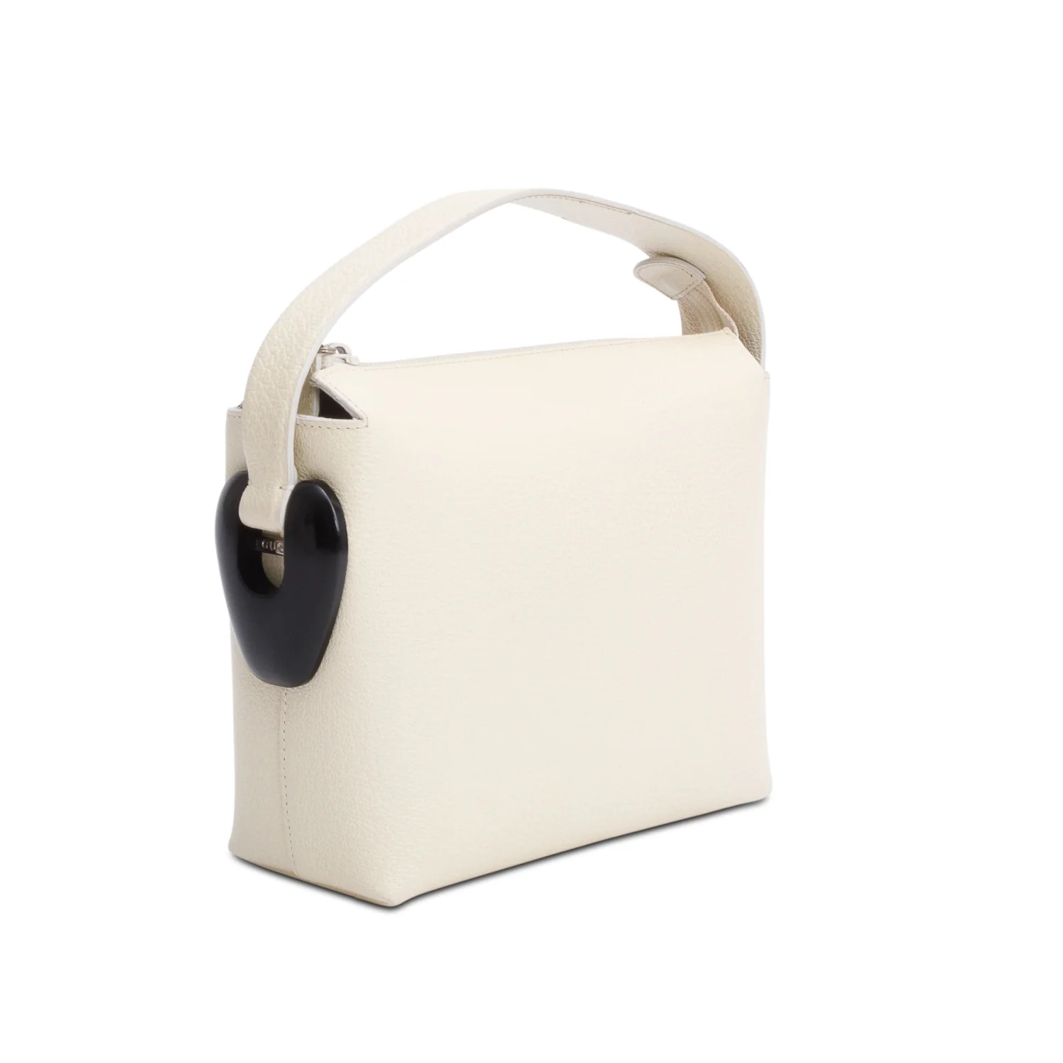 Gucci Vintage Cream Leather Top Handle Bag - Image 4