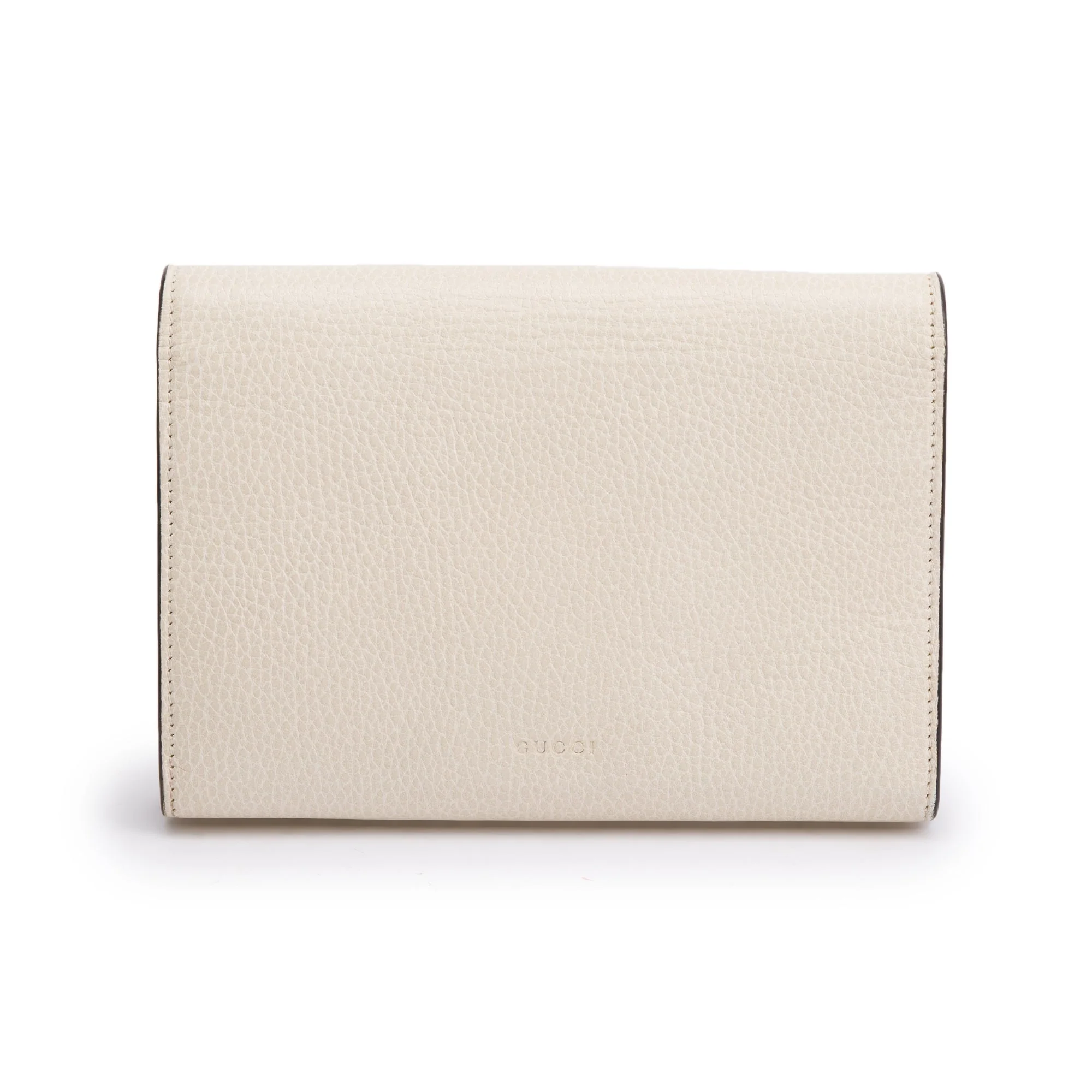 Gucci White Leather Mini Dionysus Chain Wallet - Image 5